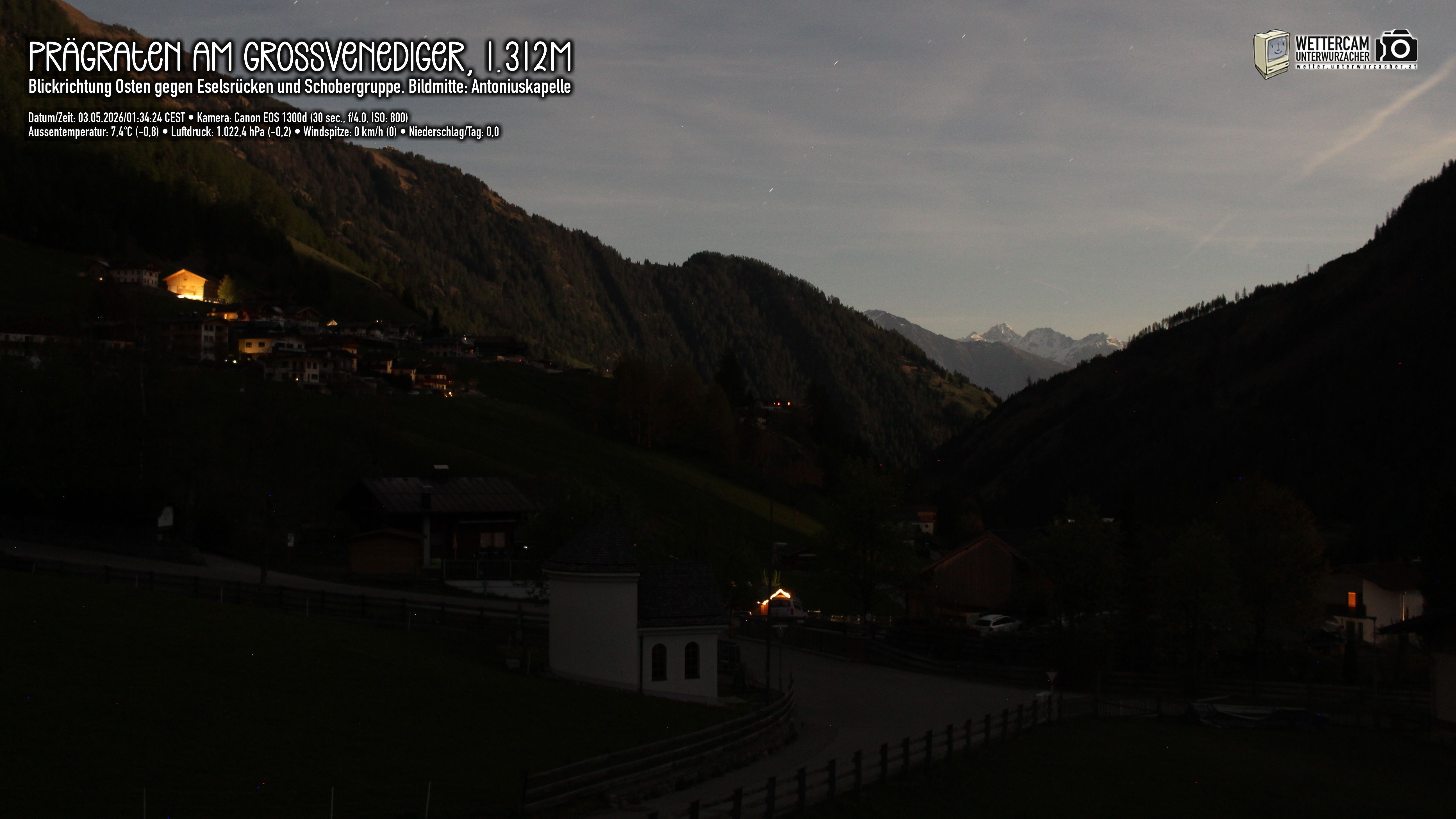 Archived image Webcam Prägraten, East Tyrol
