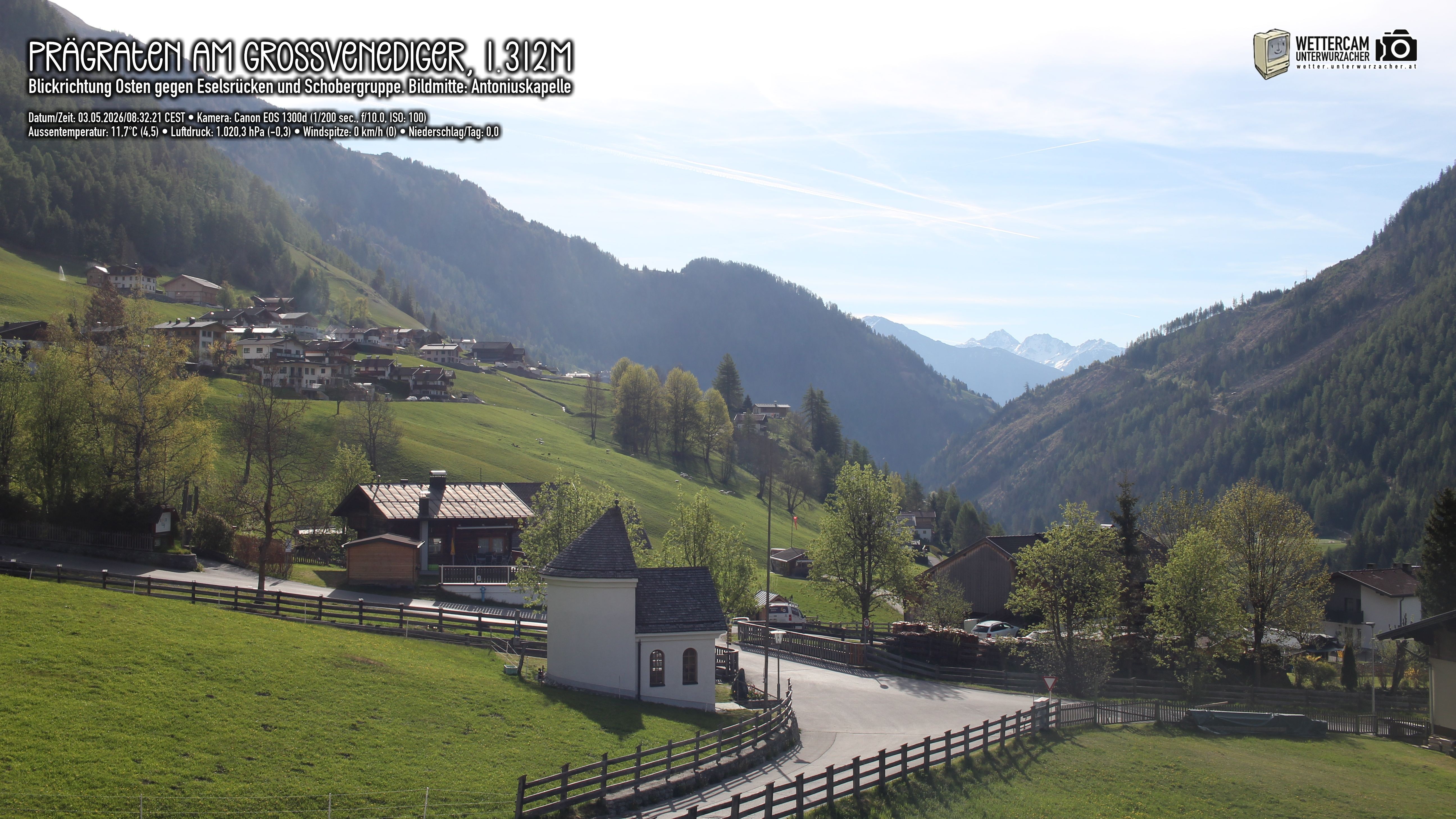 Archived image Webcam Prägraten, East Tyrol
