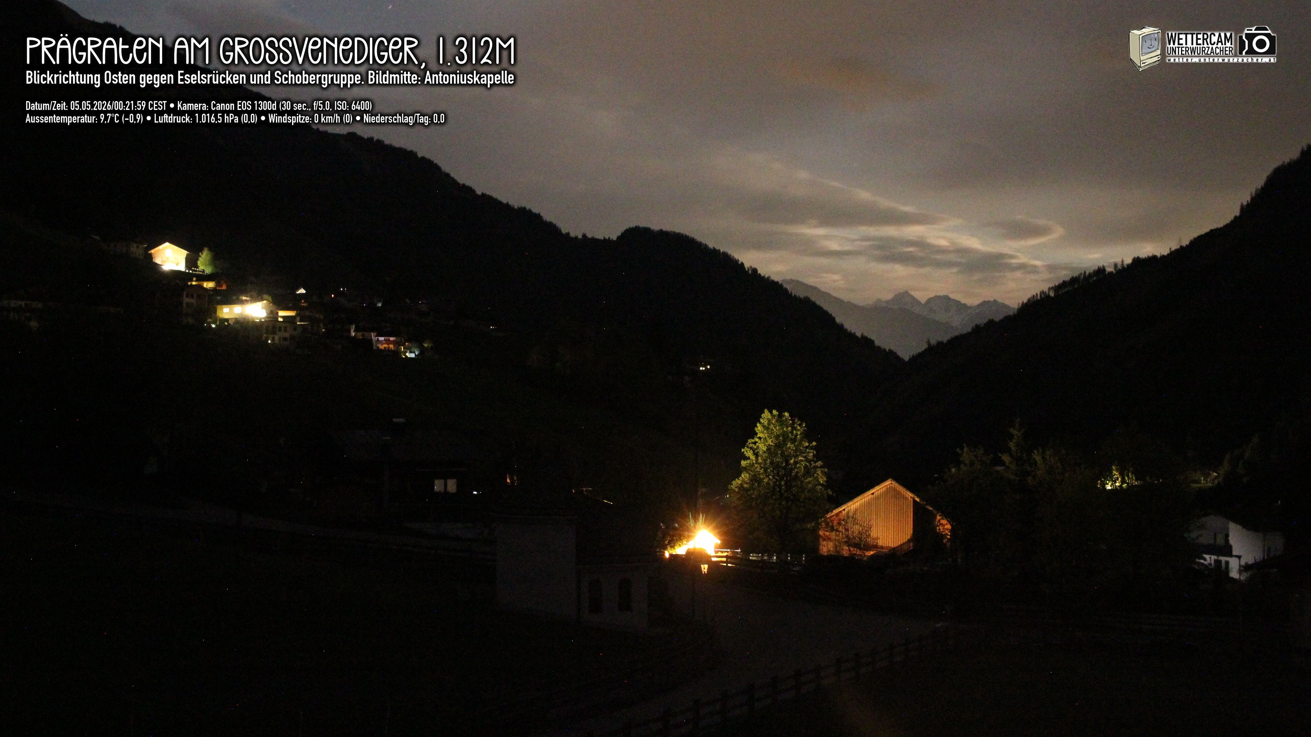 Archived image Webcam Prägraten, East Tyrol