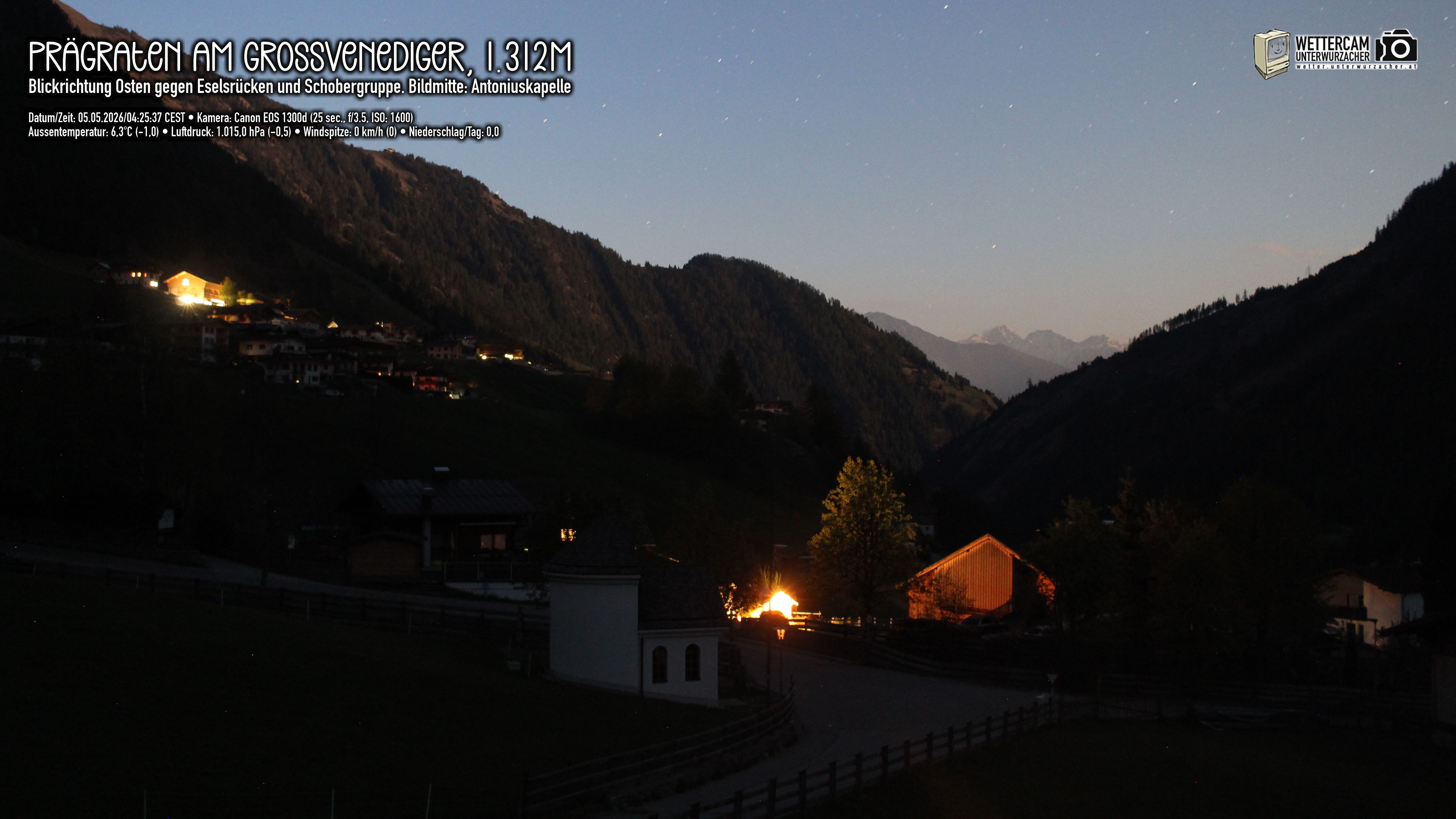 Archived image Webcam Prägraten, East Tyrol