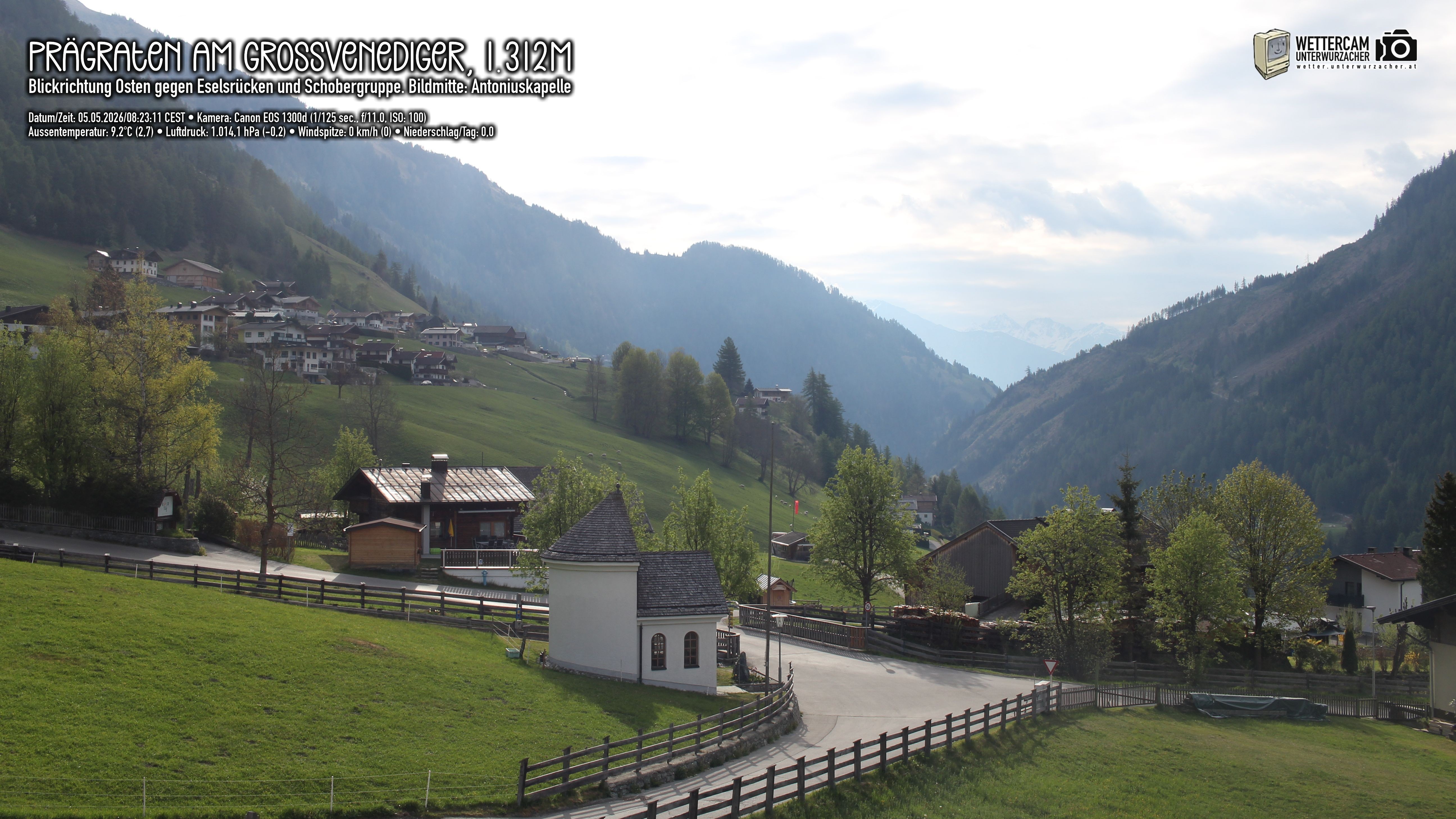 Archived image Webcam Prägraten, East Tyrol