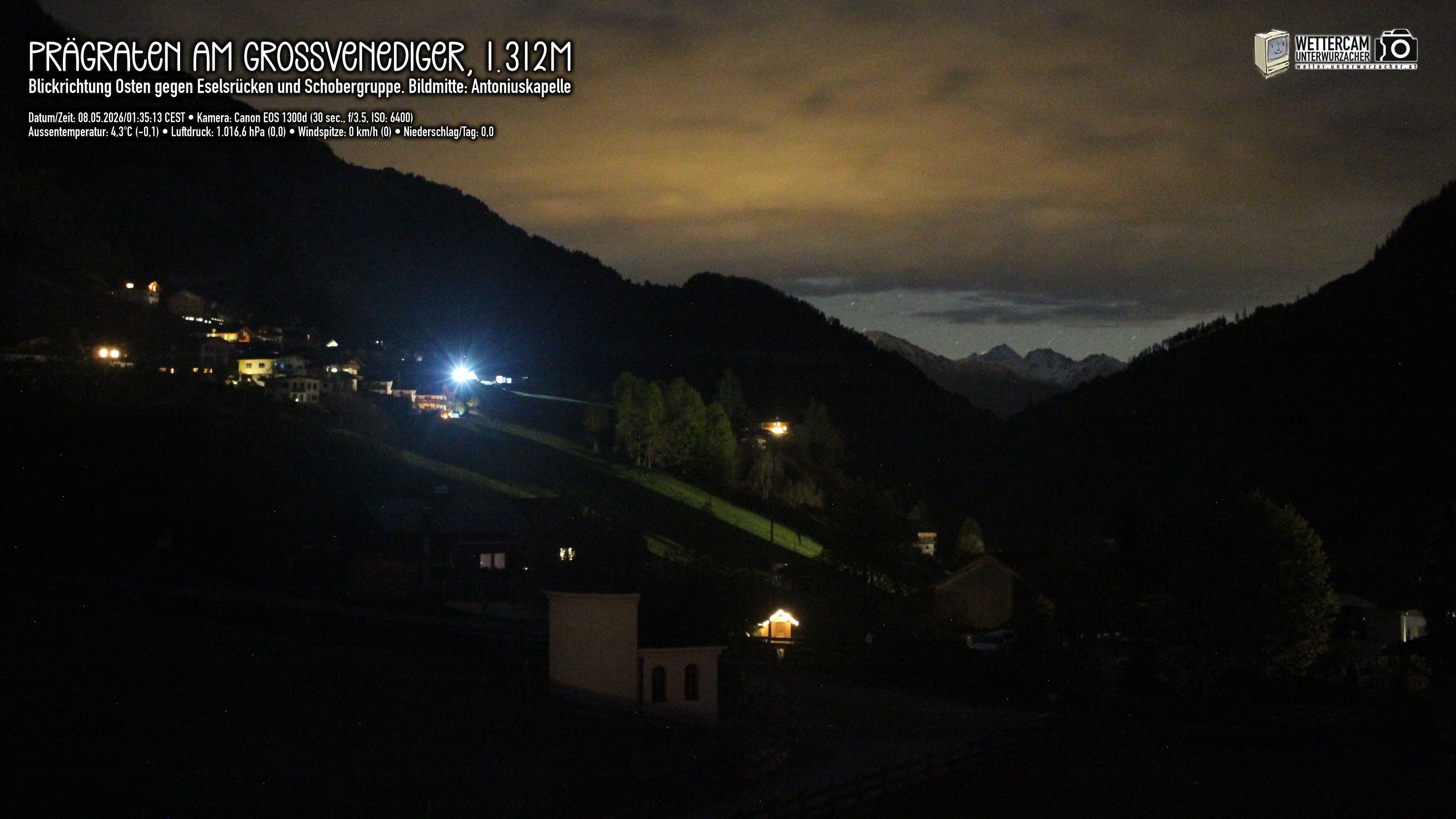 Archiv Foto Webcam Prägraten in Osttirol