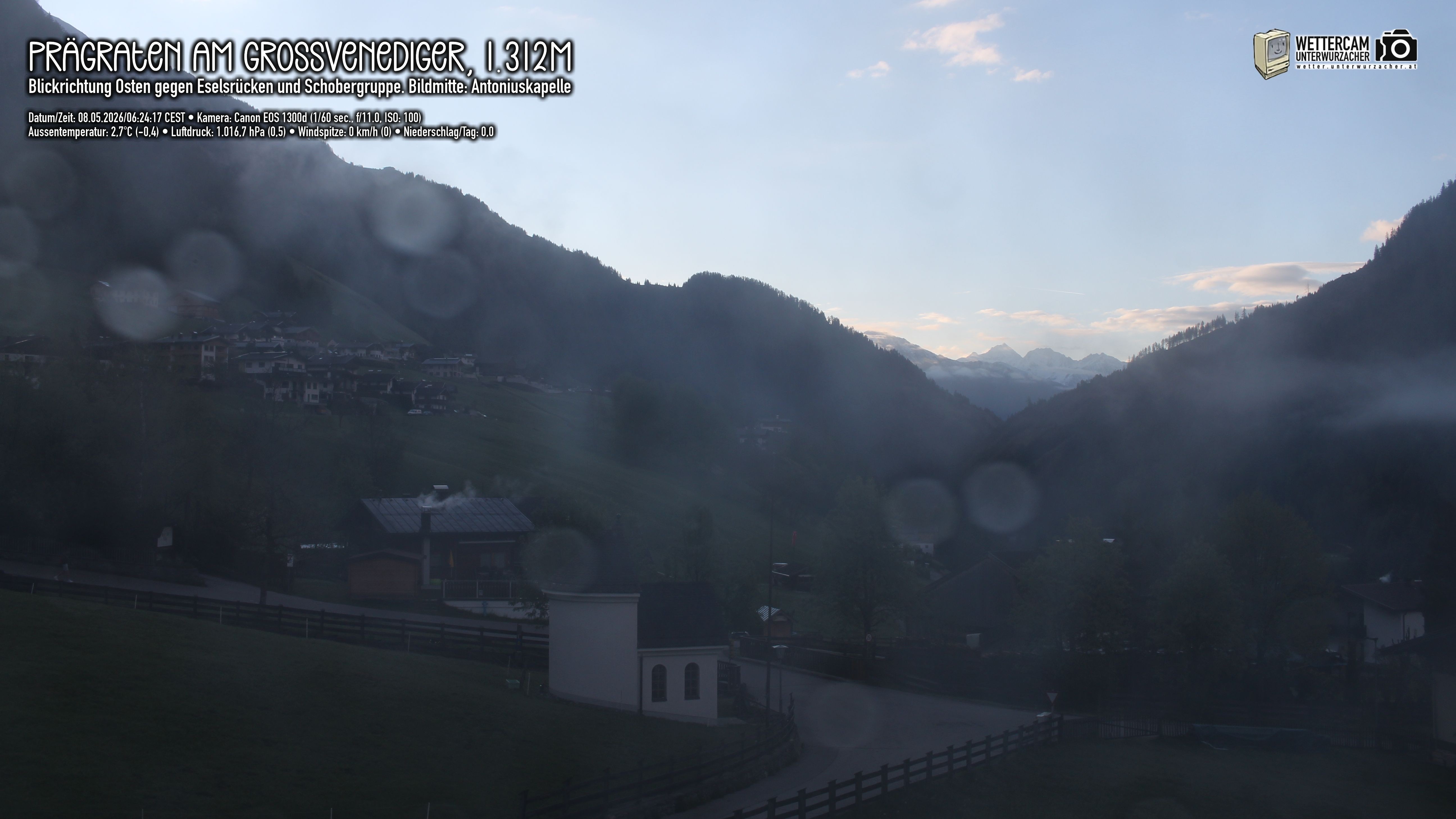 Archiv Foto Webcam Prägraten in Osttirol