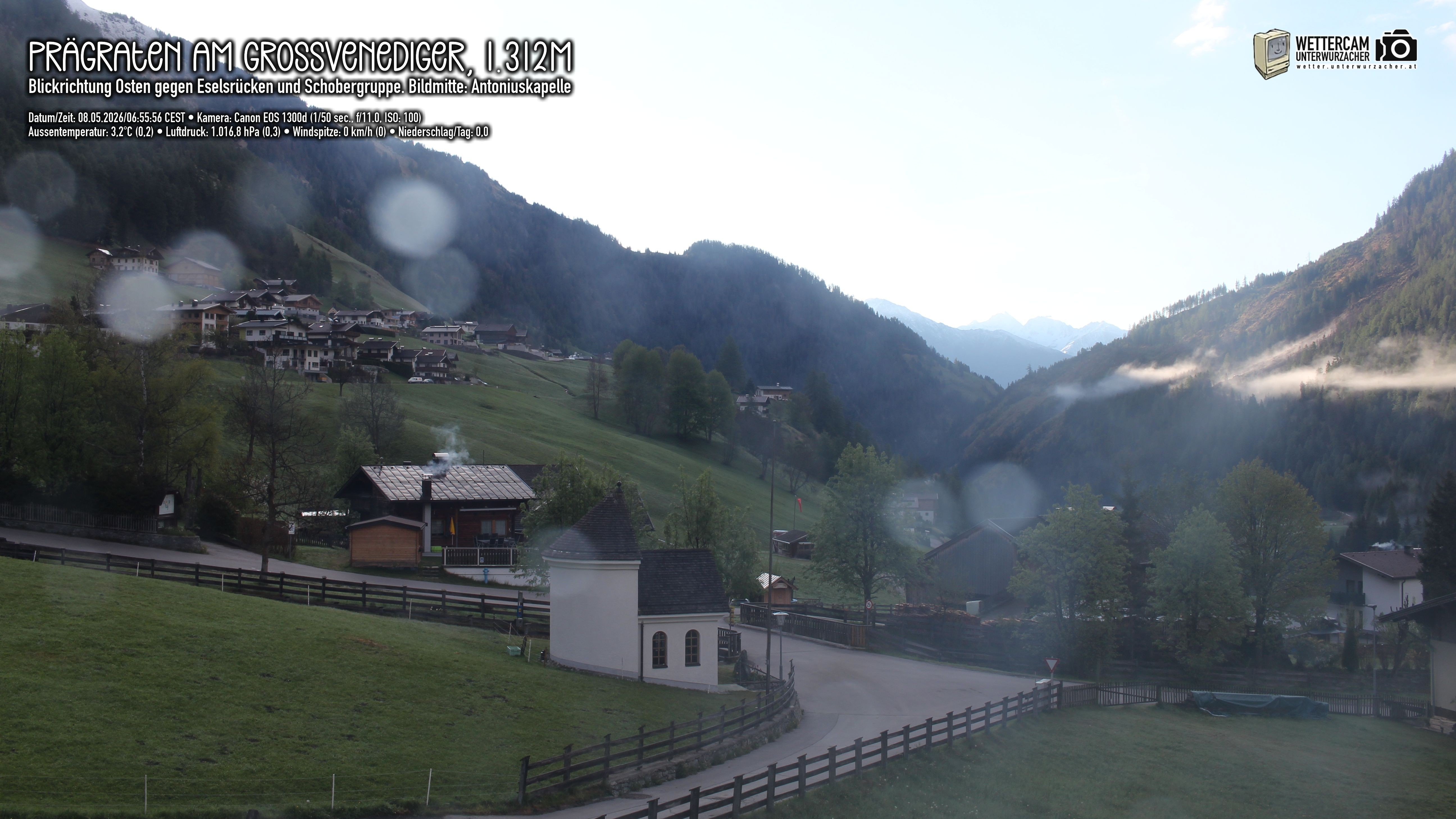 Archiv Foto Webcam Prägraten in Osttirol