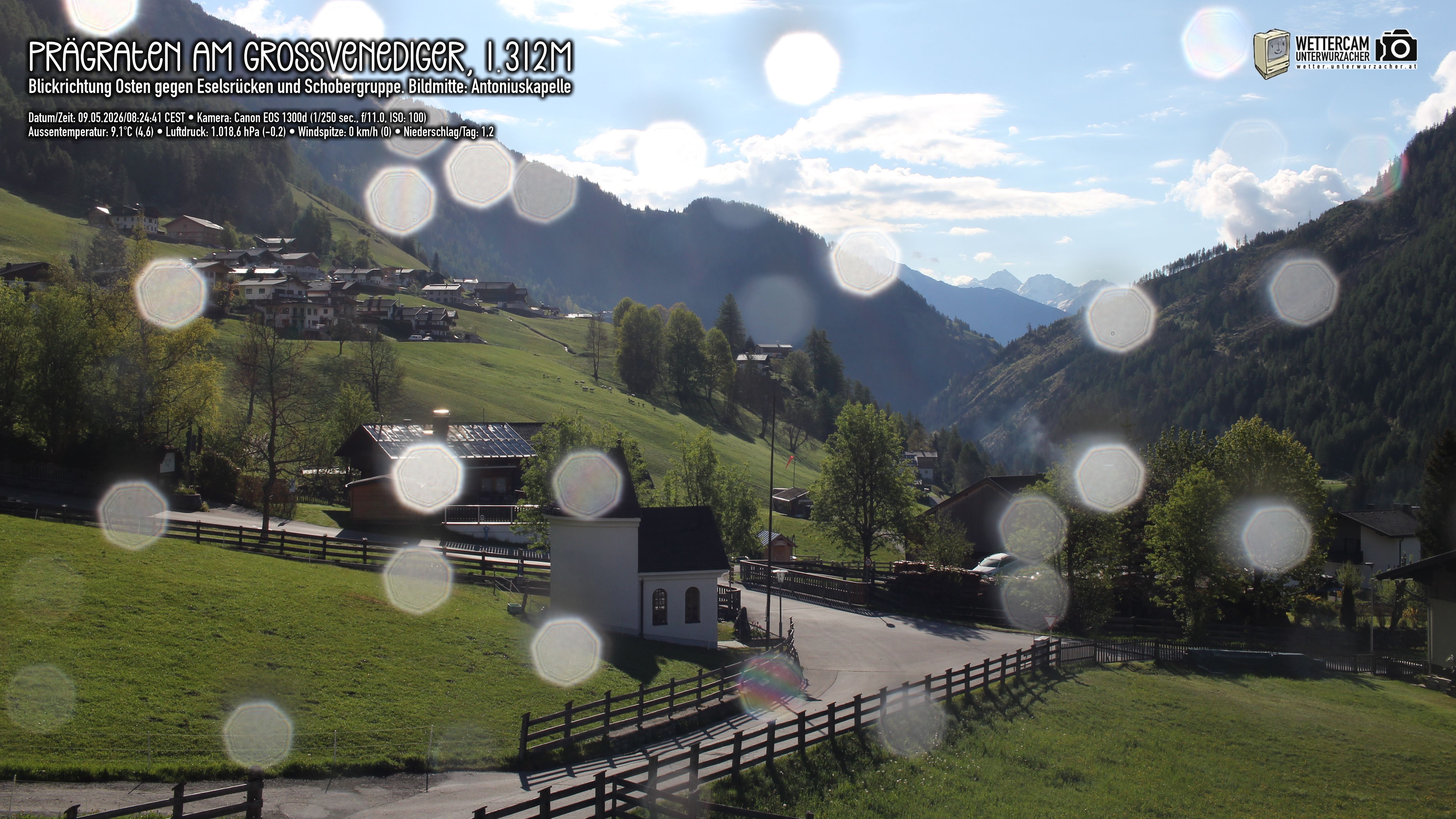 Archiv Foto Webcam Prägraten in Osttirol