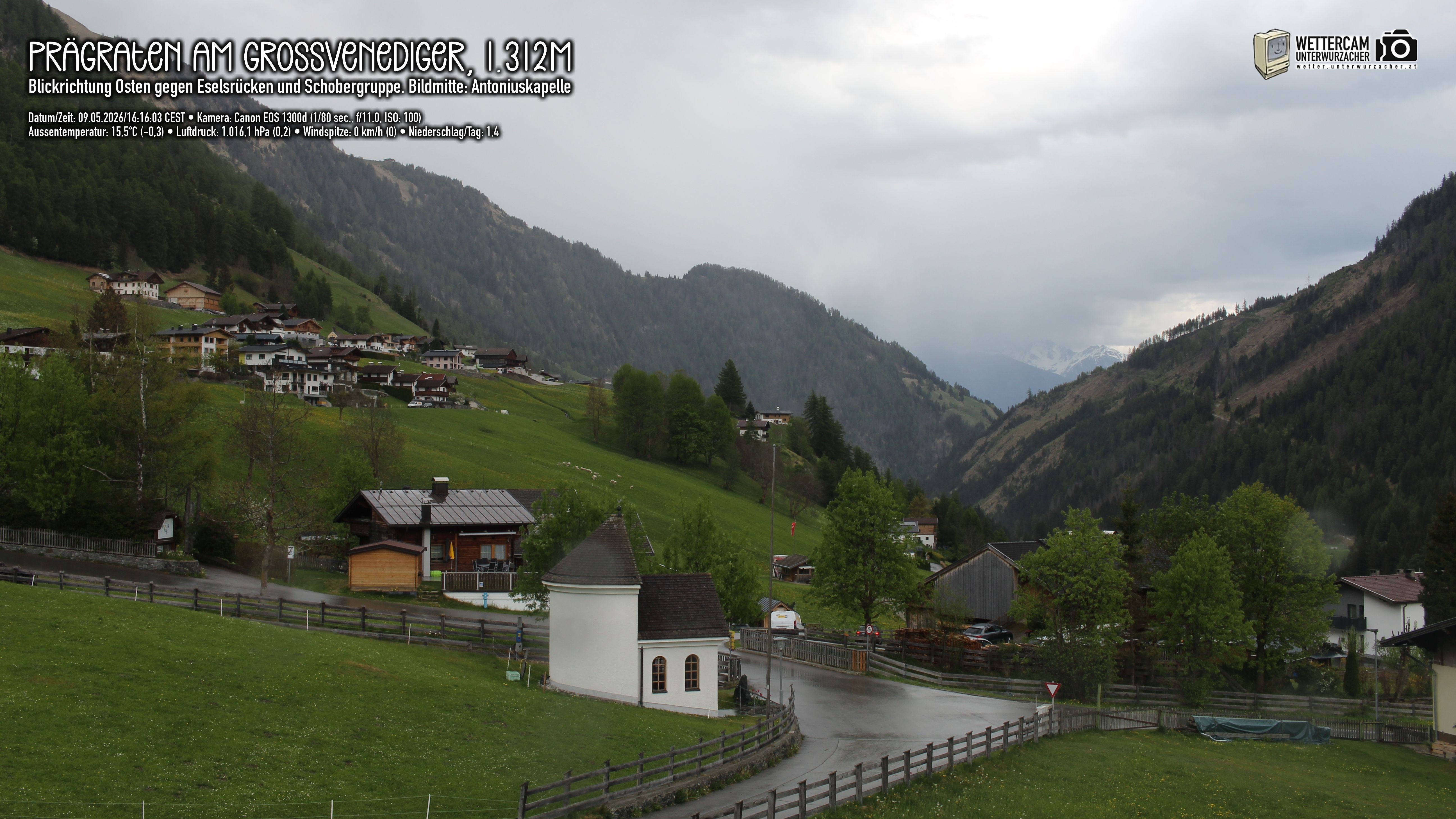 Archiv Foto Webcam Prägraten in Osttirol