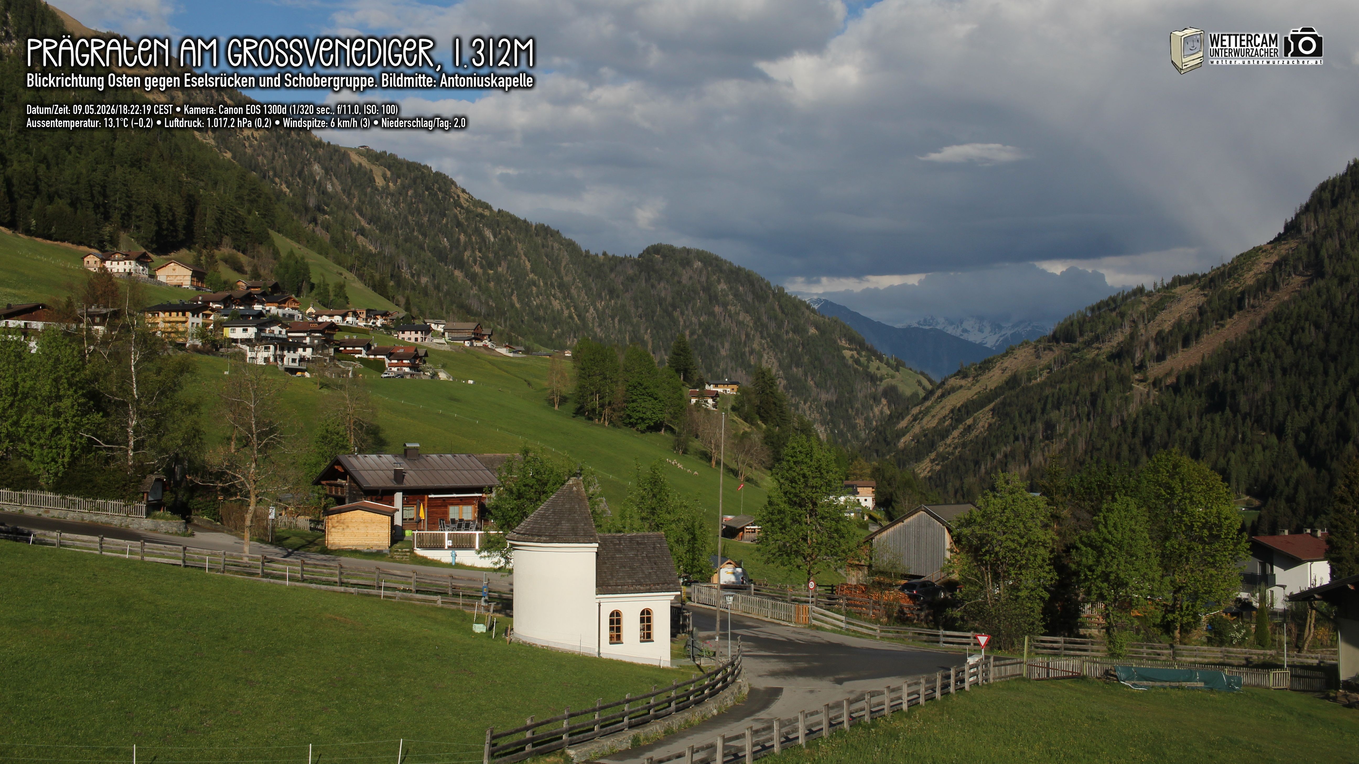 Archiv Foto Webcam Prägraten in Osttirol