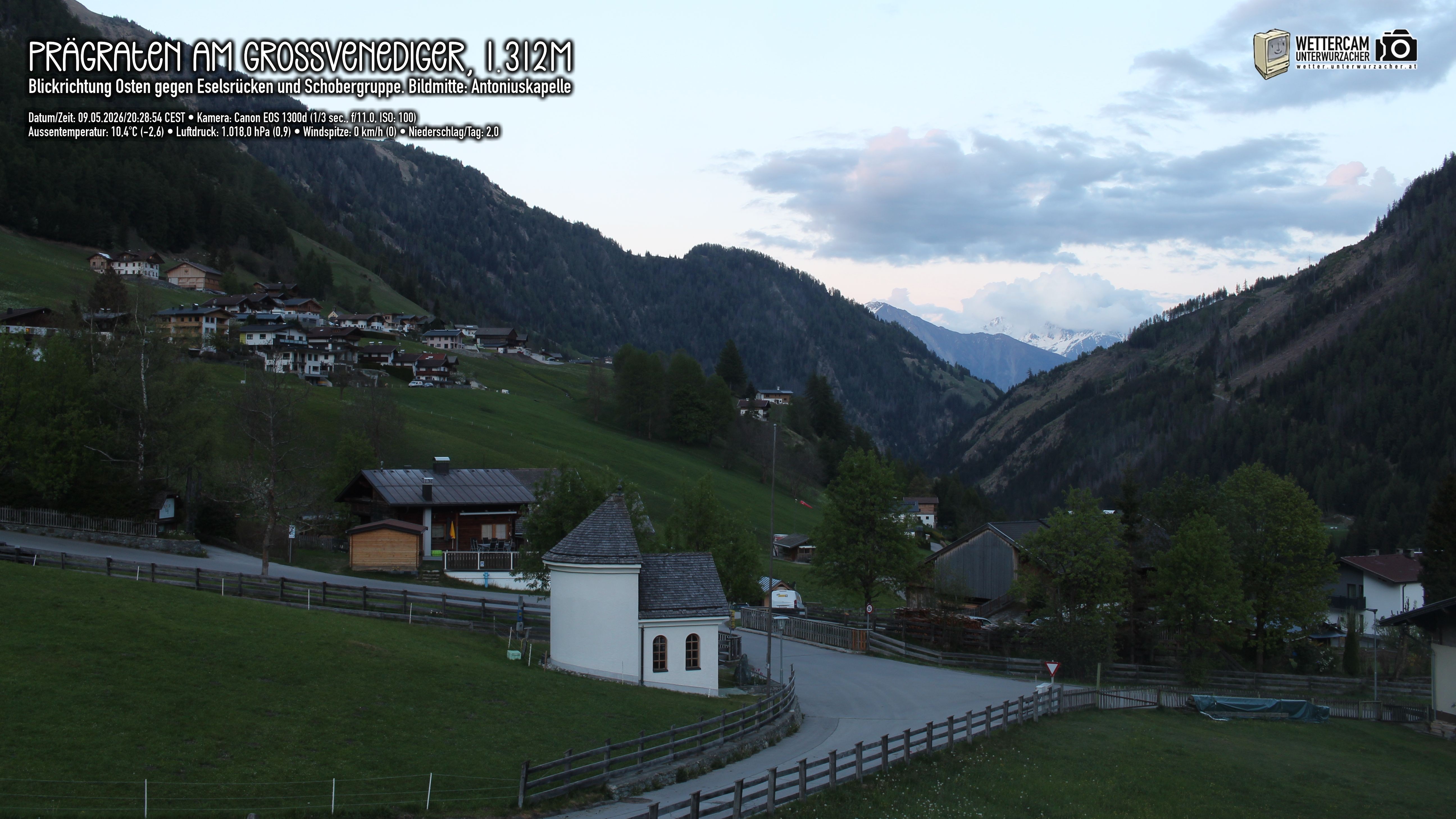 Archiv Foto Webcam Prägraten in Osttirol