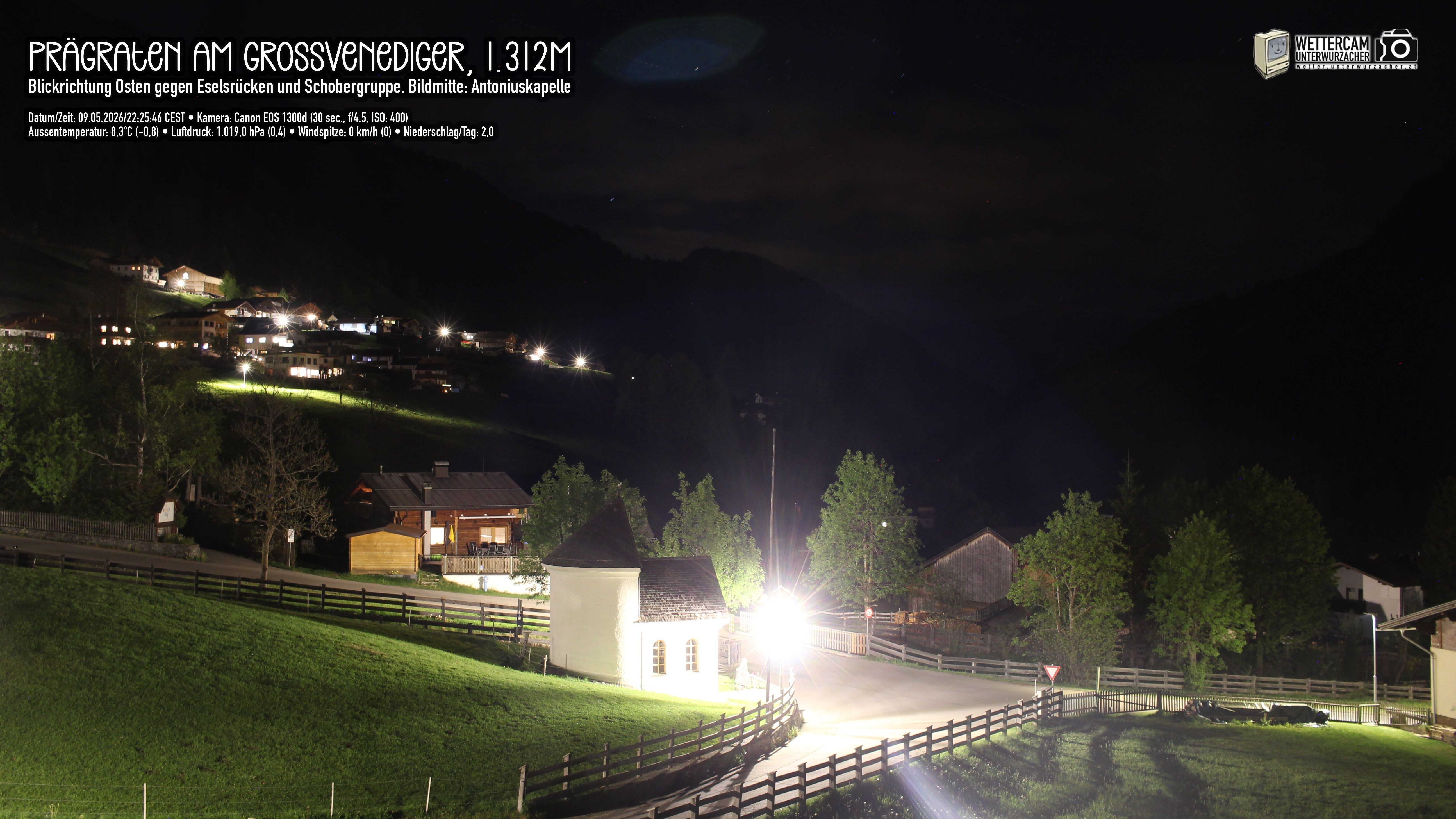 Archiv Foto Webcam Prägraten in Osttirol