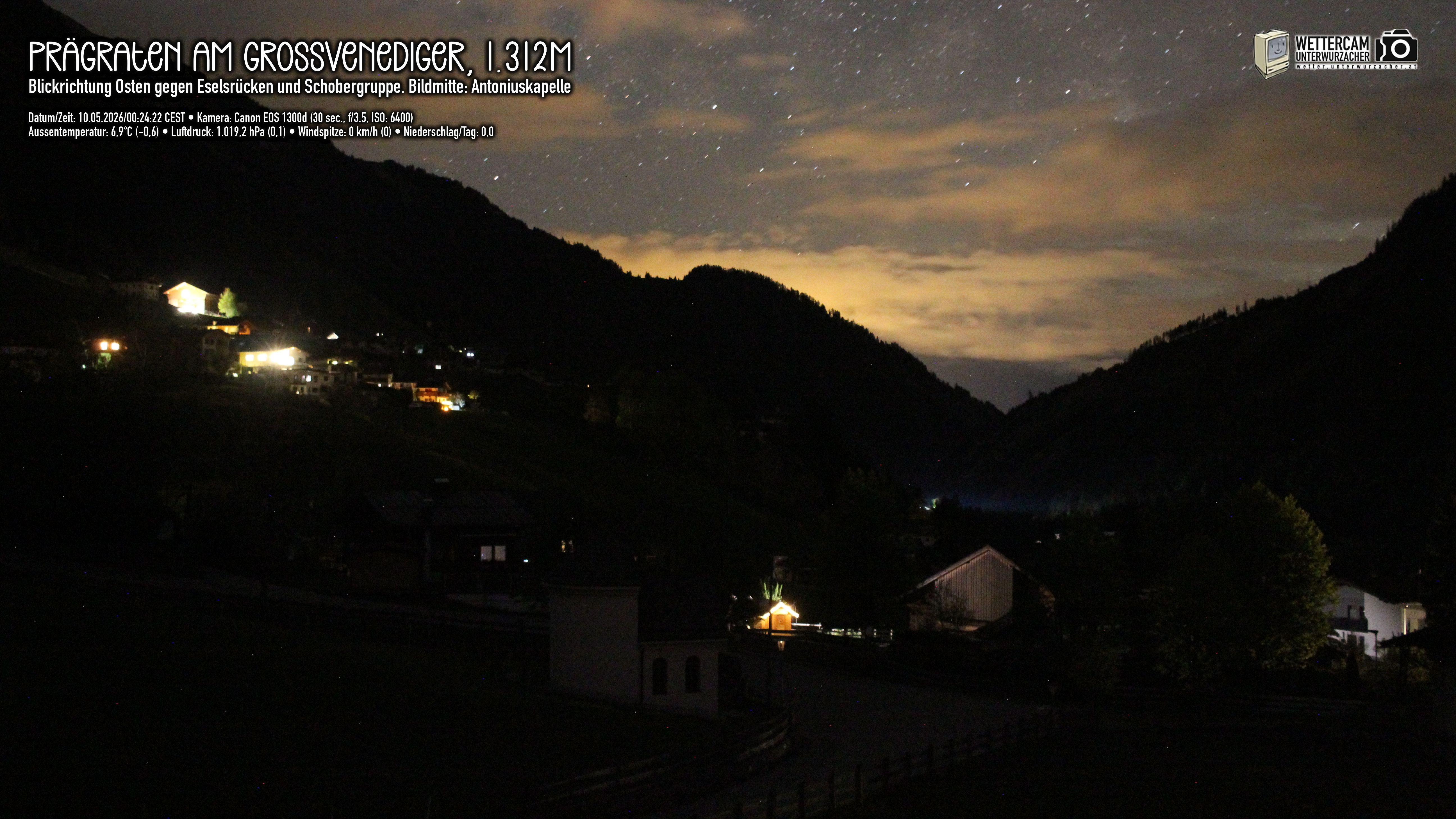 Archiv Foto Webcam Prägraten in Osttirol