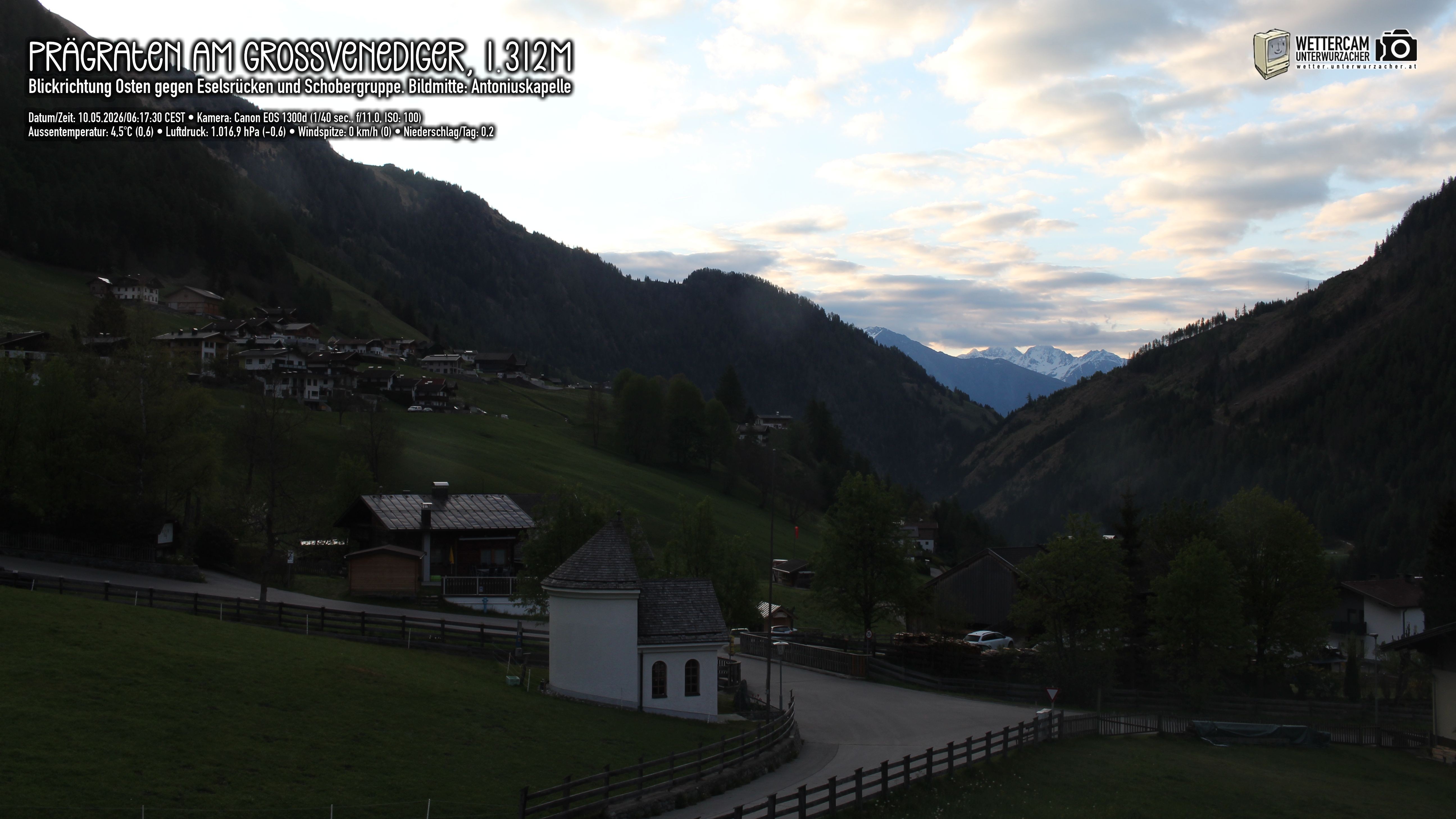 Archiv Foto Webcam Prägraten in Osttirol