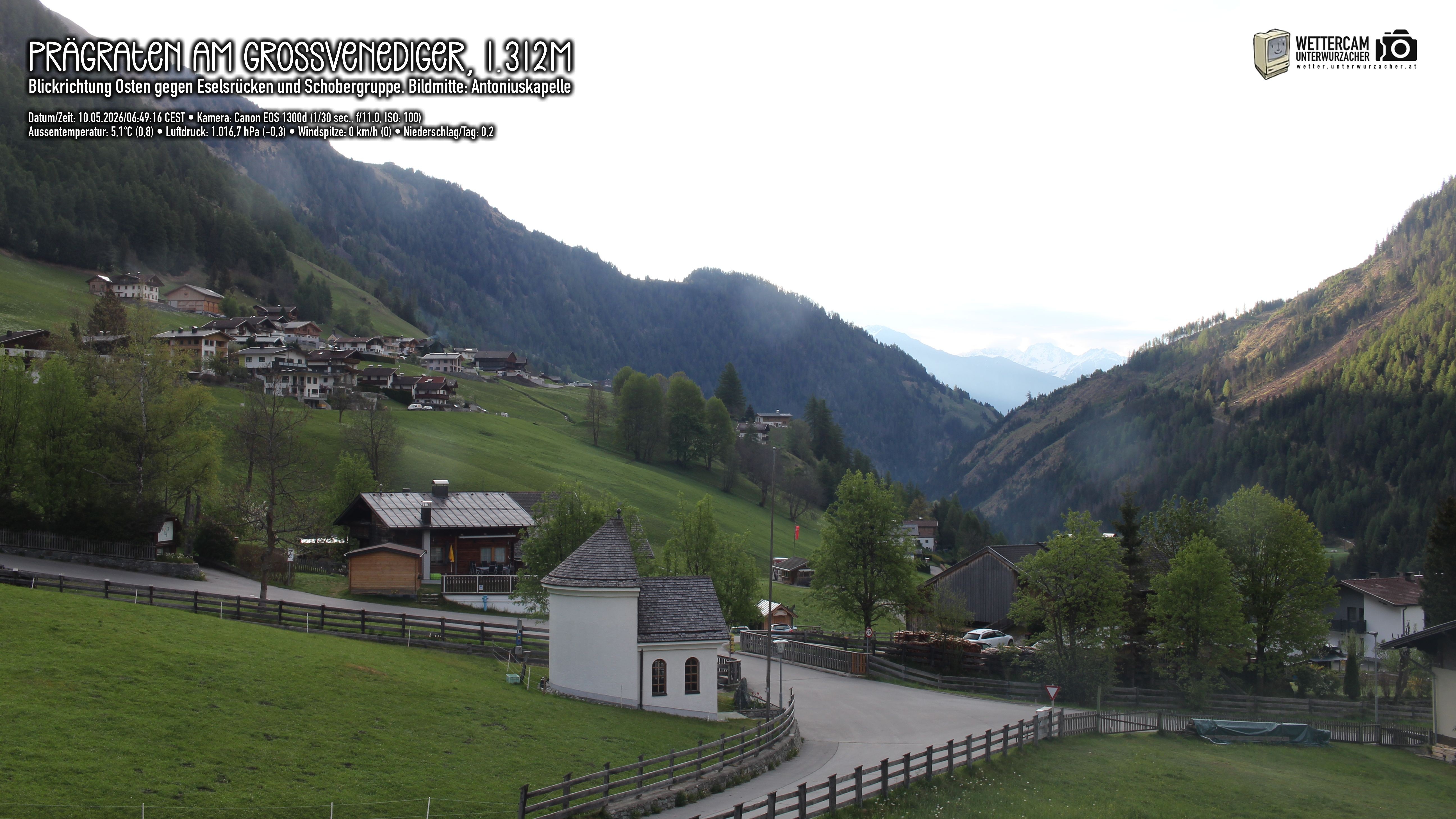 Archiv Foto Webcam Prägraten in Osttirol
