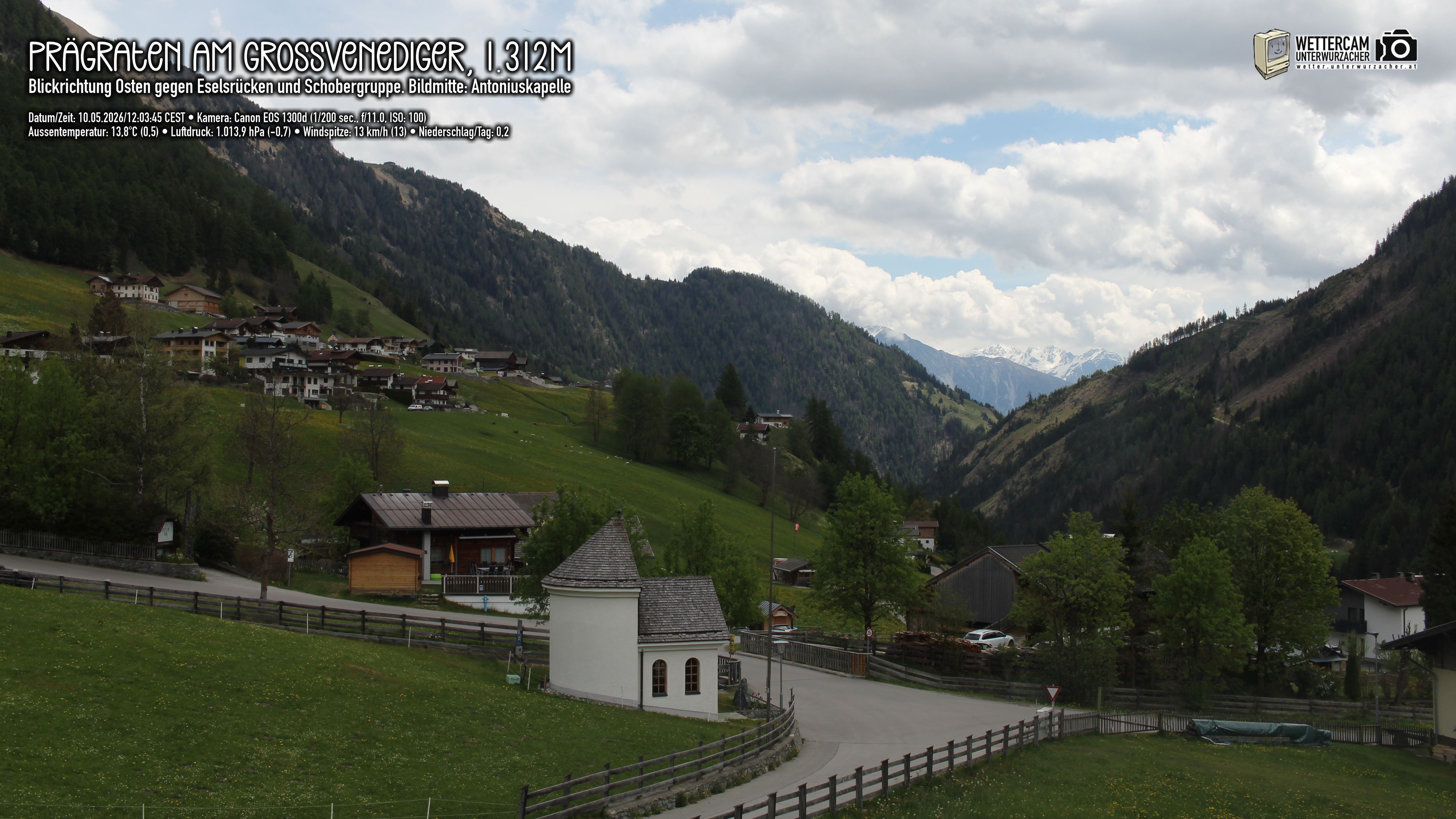 Archiv Foto Webcam Prägraten in Osttirol