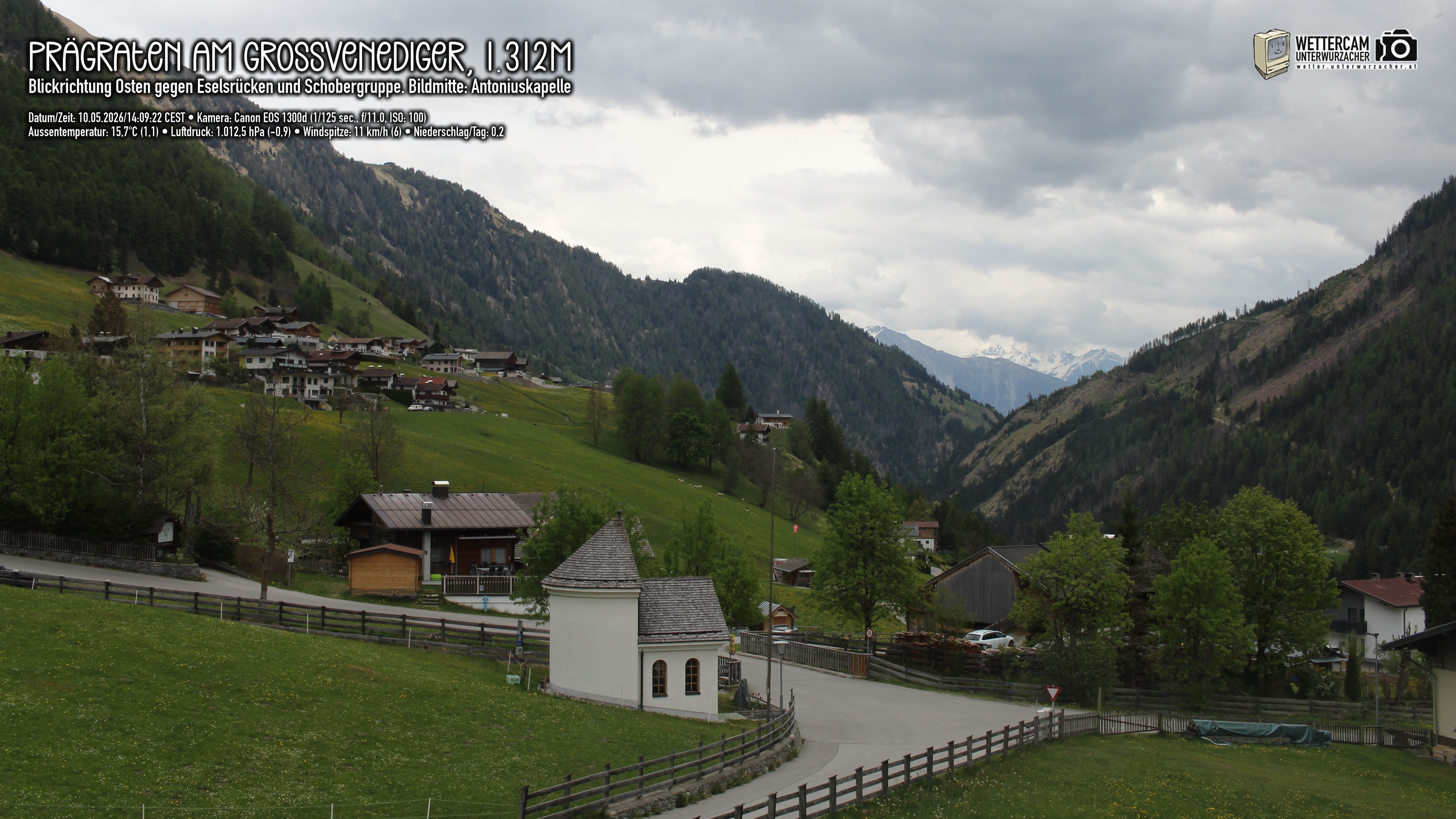 Archiv Foto Webcam Prägraten in Osttirol