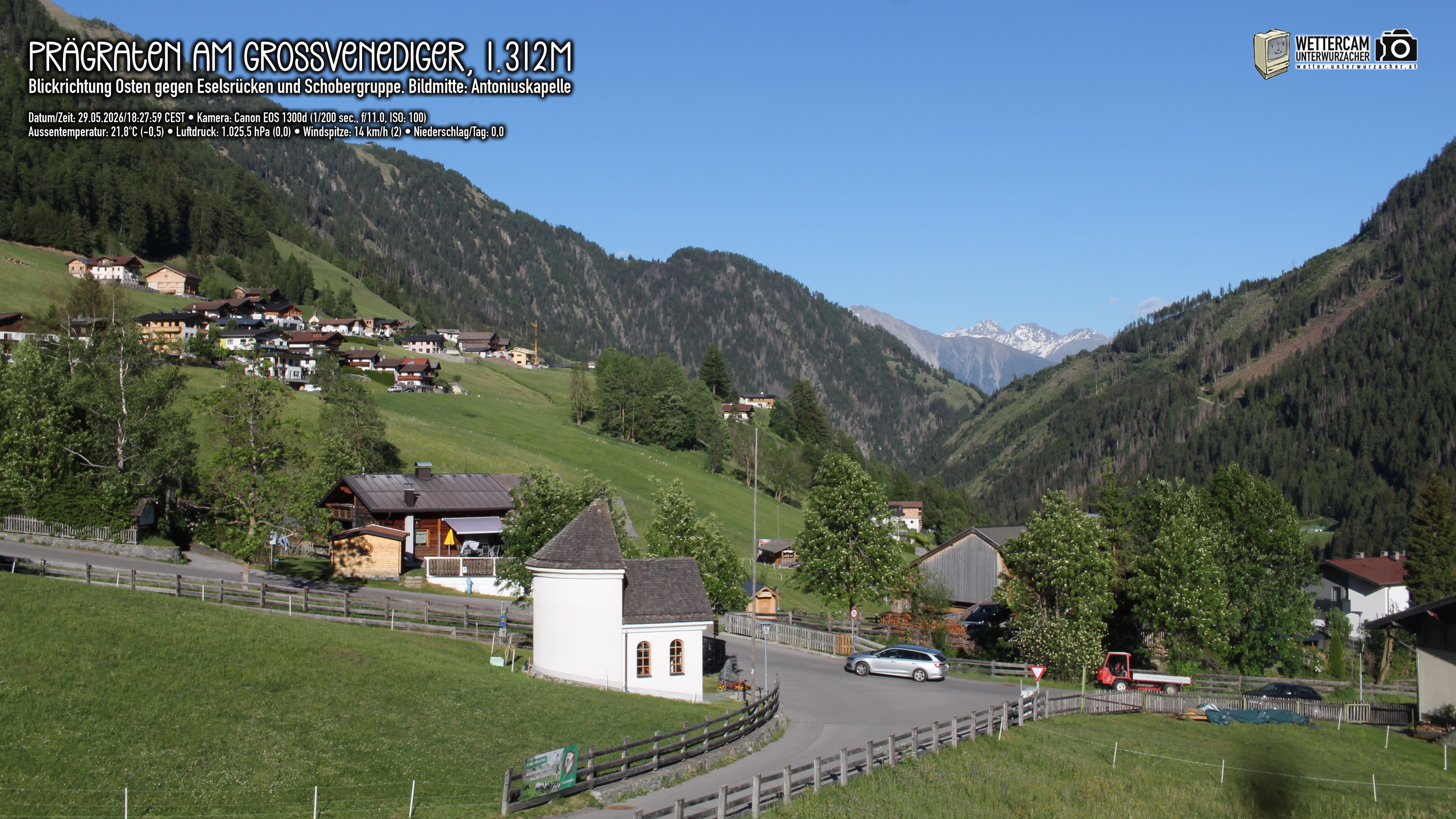 Archiv Foto Webcam Prägraten in Osttirol