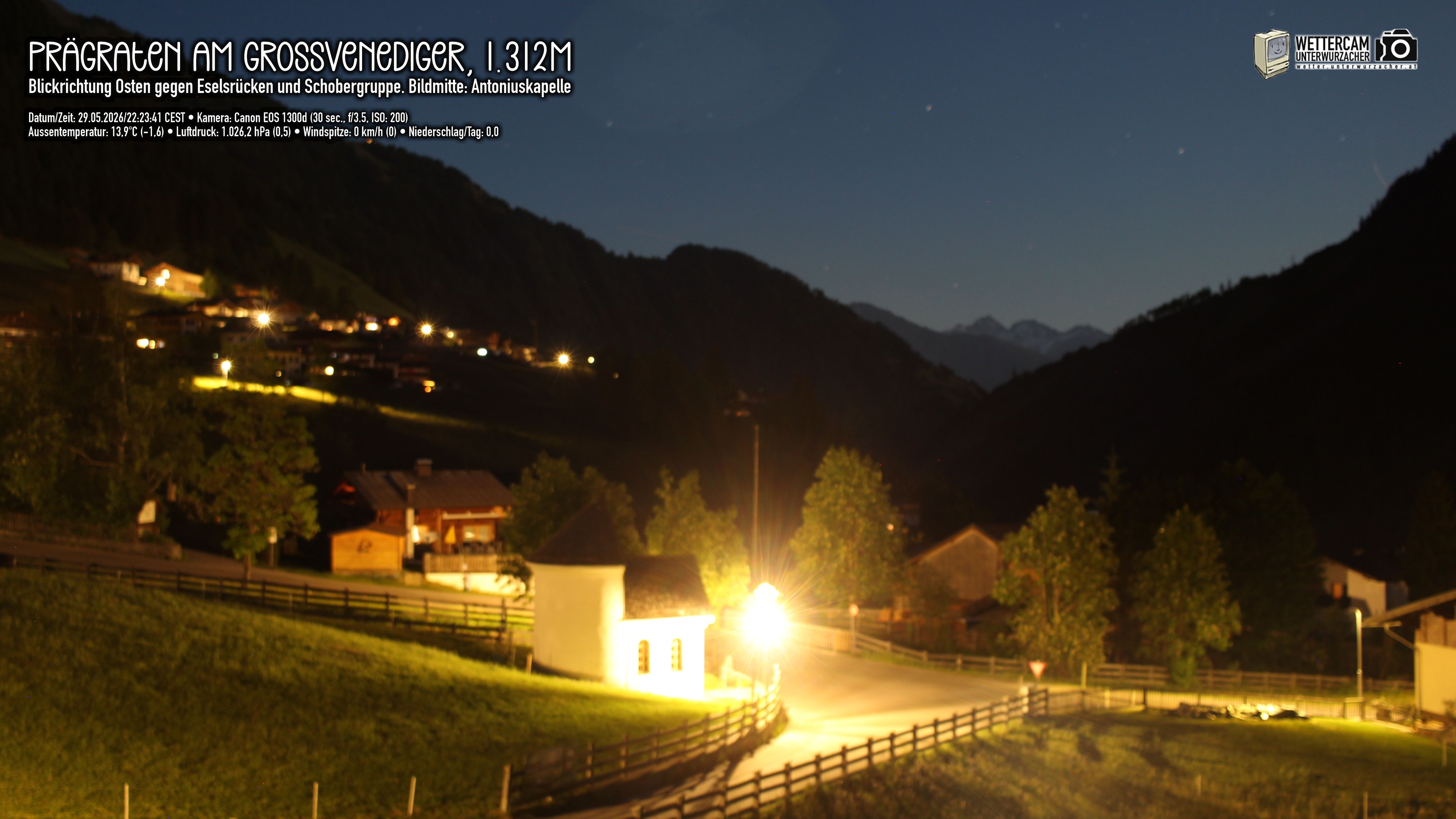 Archiv Foto Webcam Prägraten in Osttirol