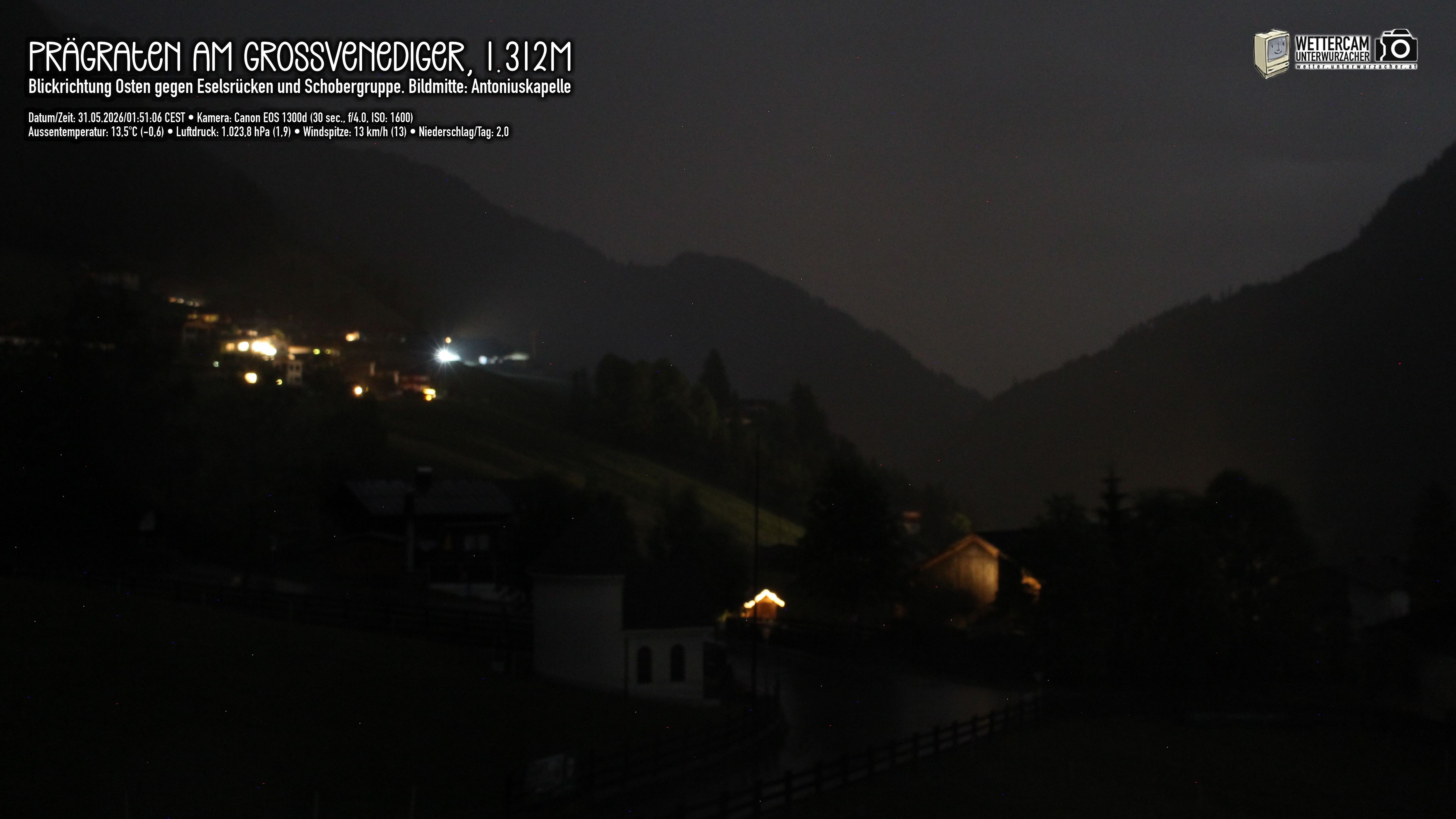 Archived image Webcam Prägraten, East Tyrol