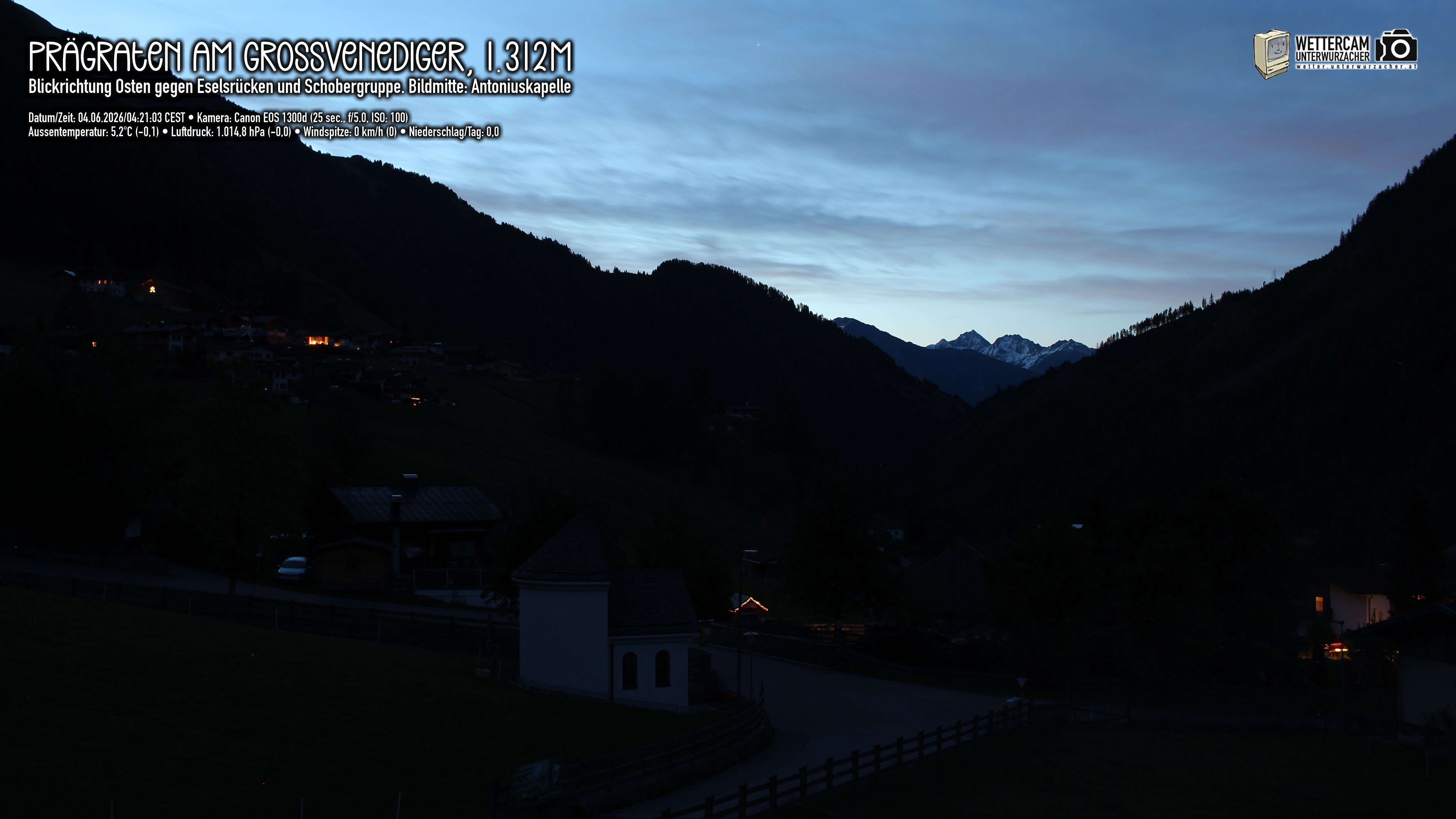 Archiv Foto Webcam Prägraten in Osttirol