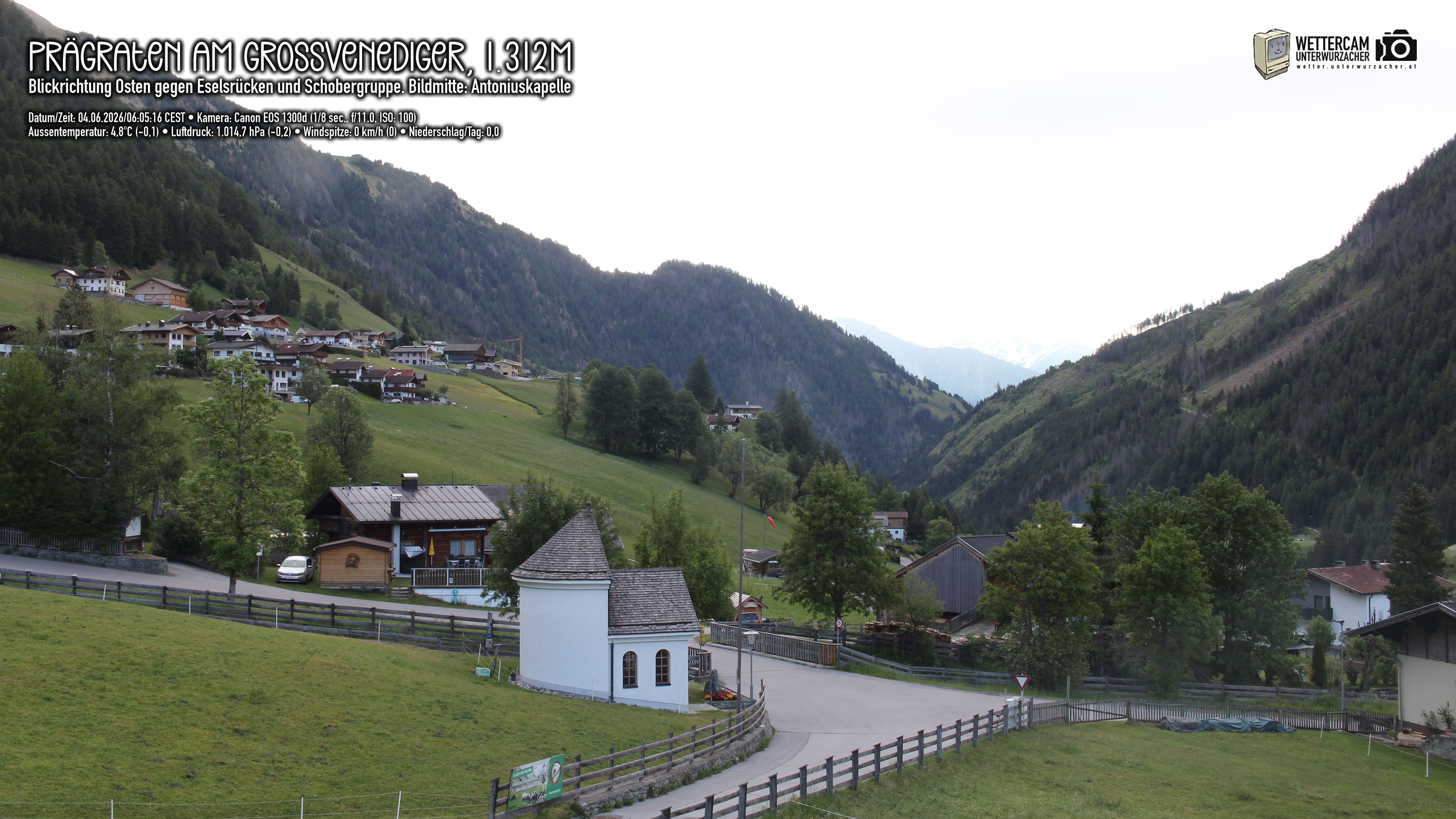 Archiv Foto Webcam Prägraten in Osttirol