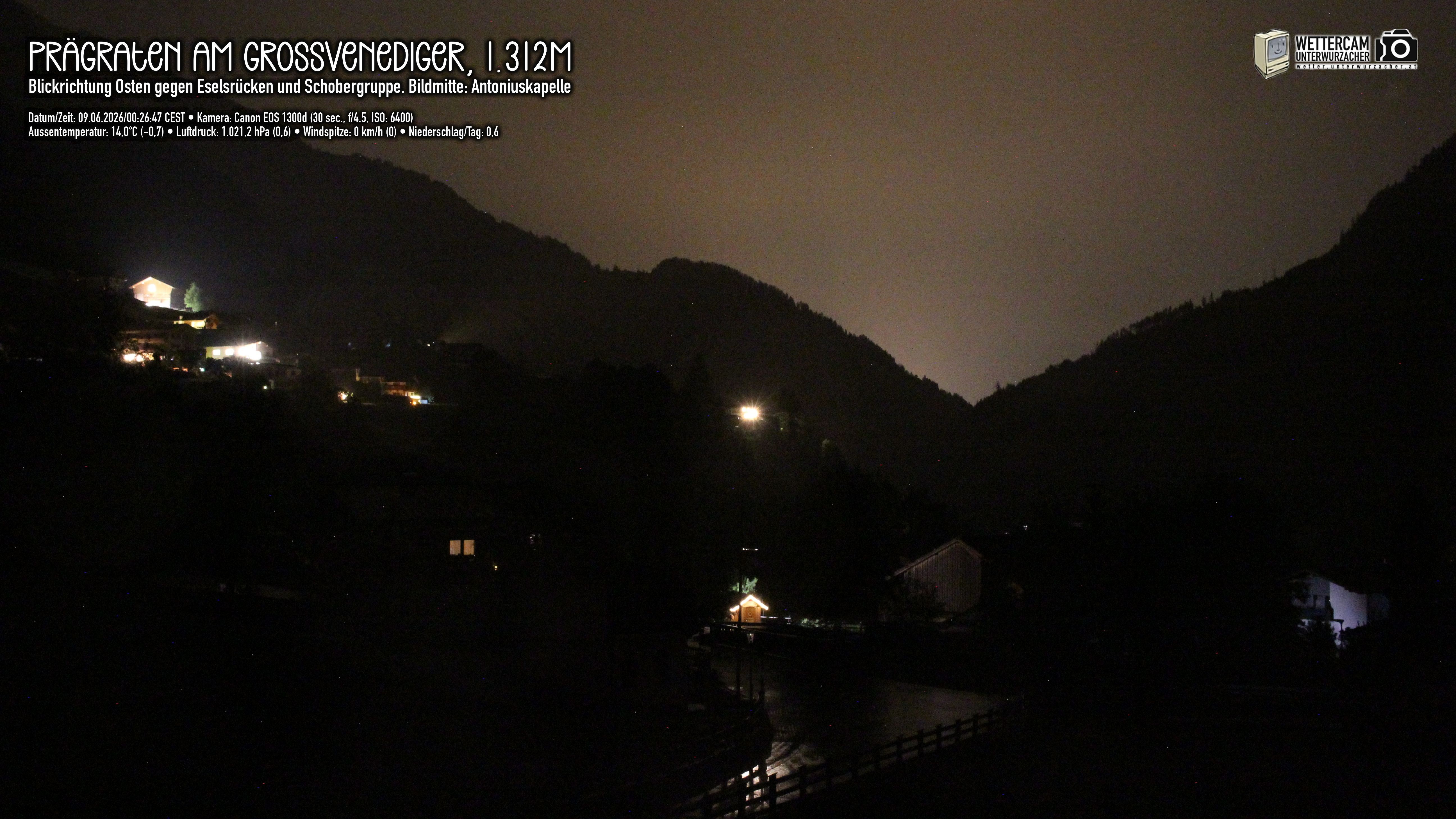 Archiv Foto Webcam Prägraten in Osttirol