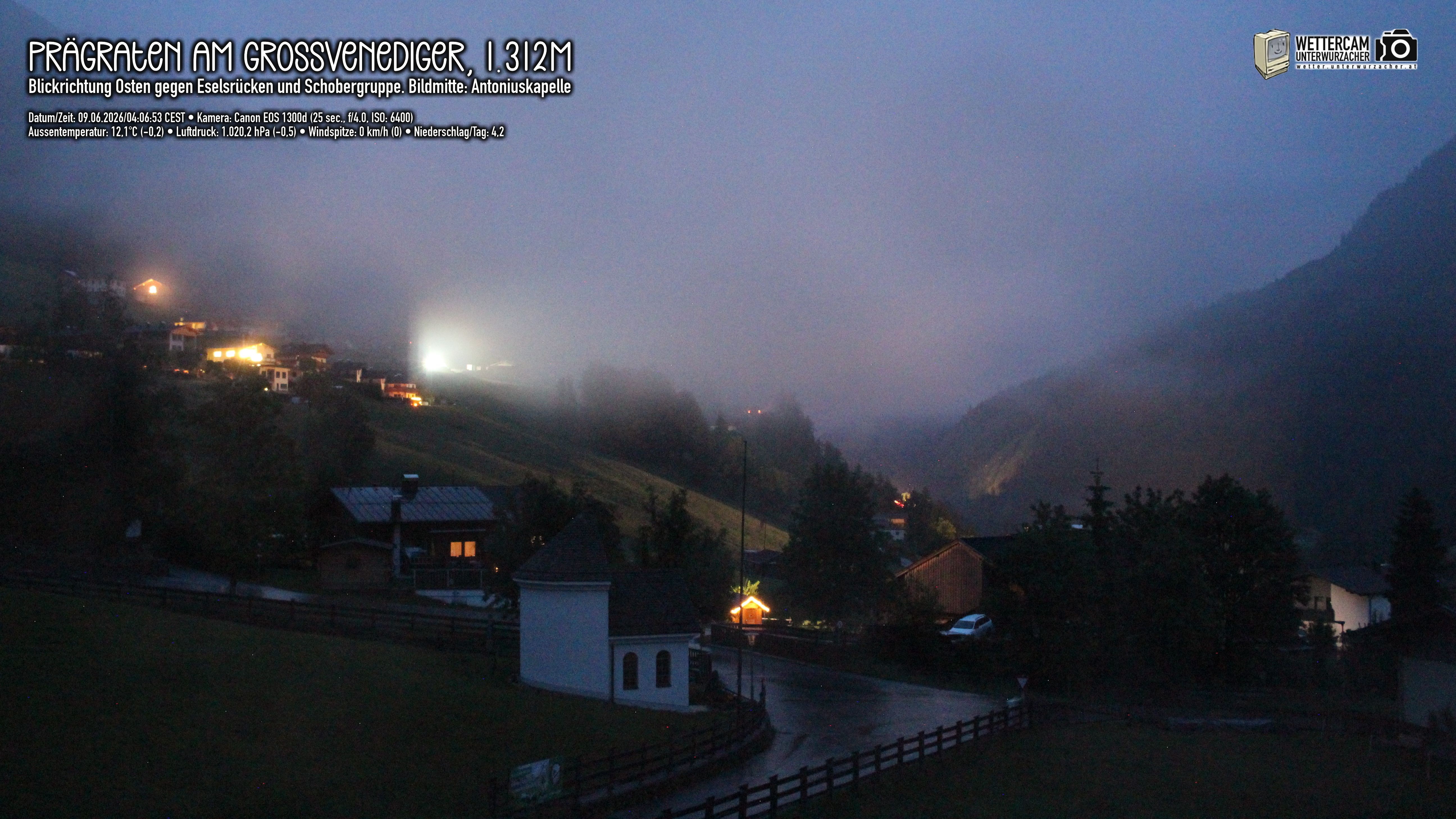 Archiv Foto Webcam Prägraten in Osttirol