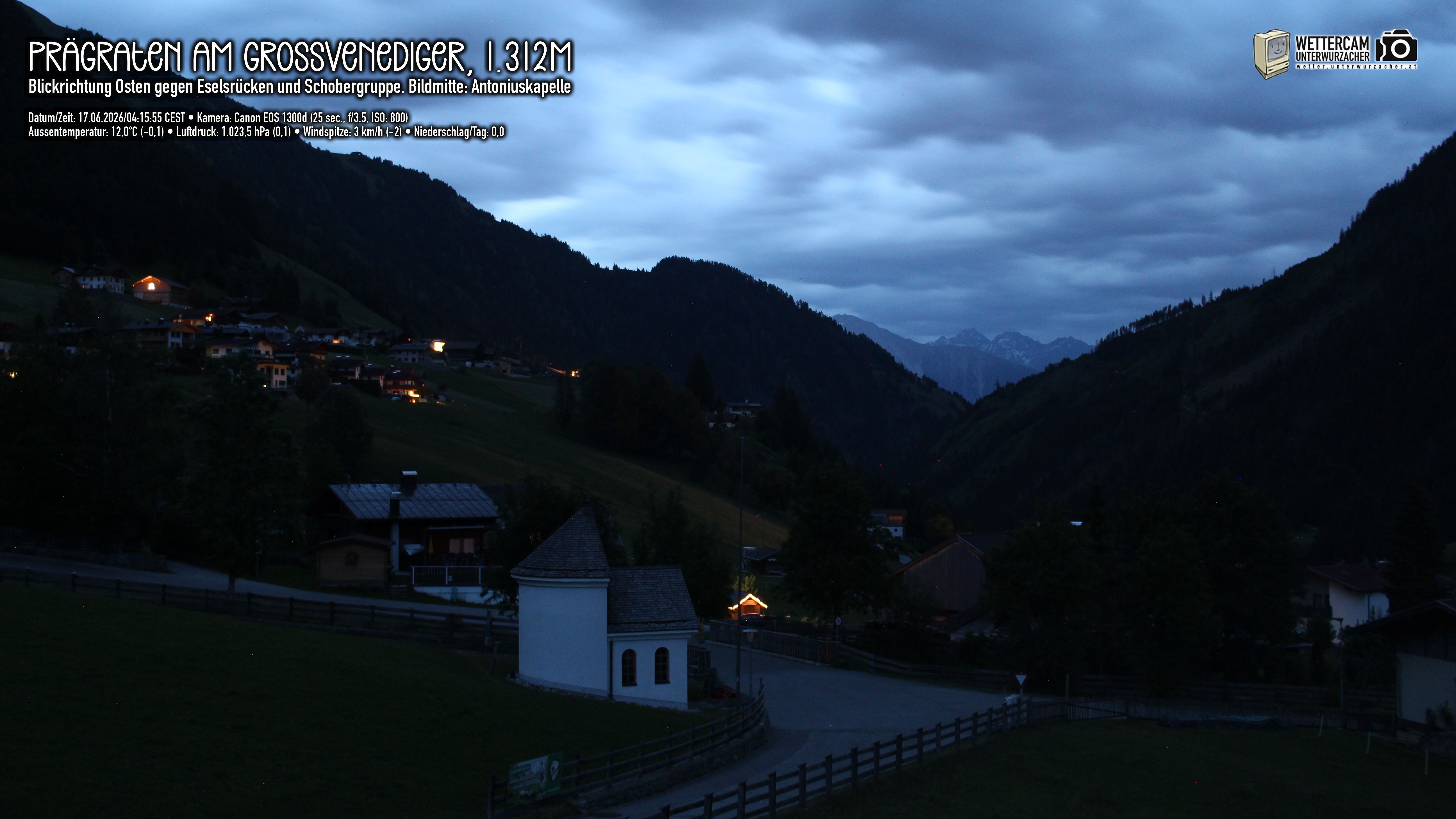 Archiv Foto Webcam Prägraten in Osttirol