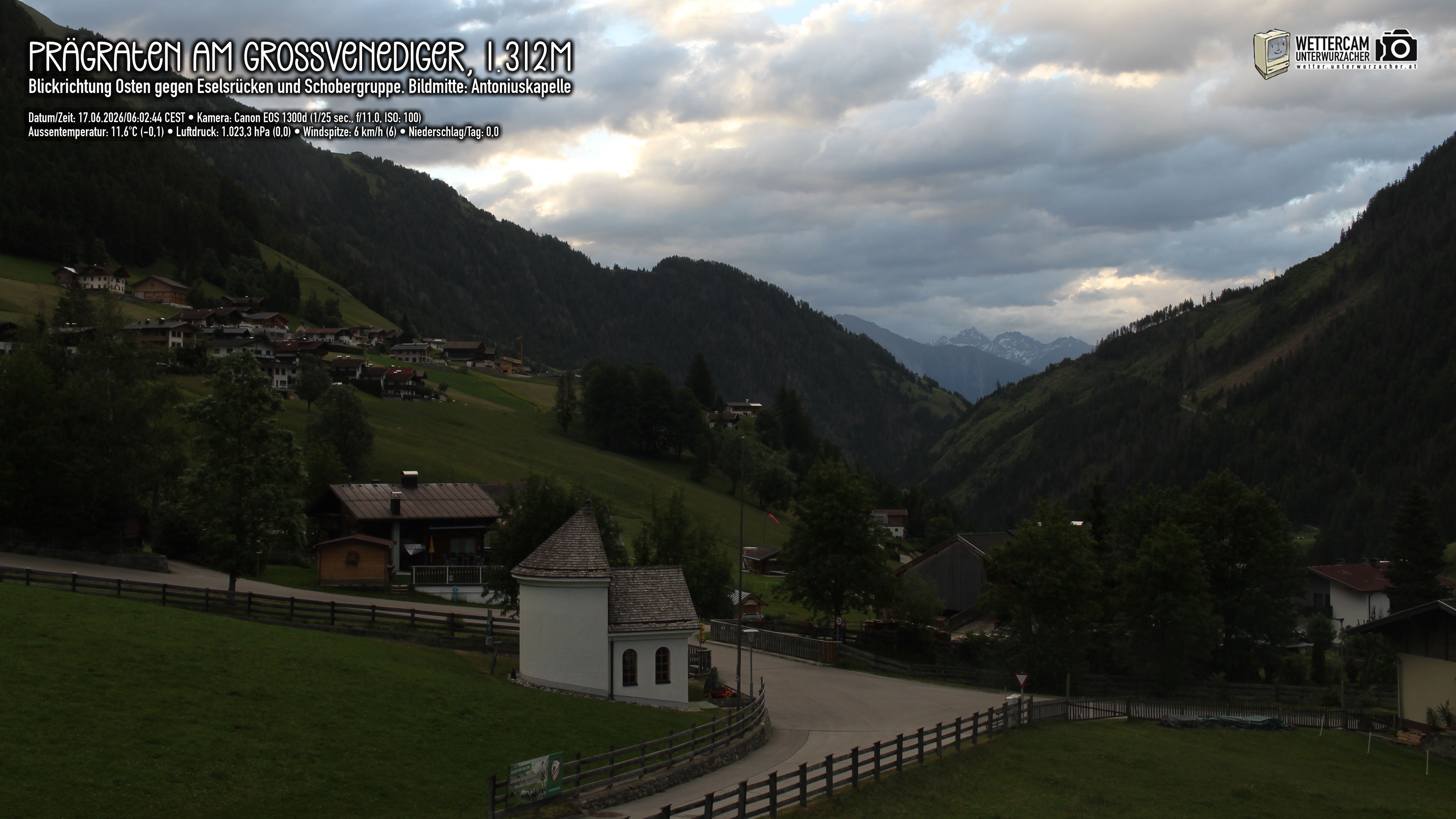 Archiv Foto Webcam Prägraten in Osttirol