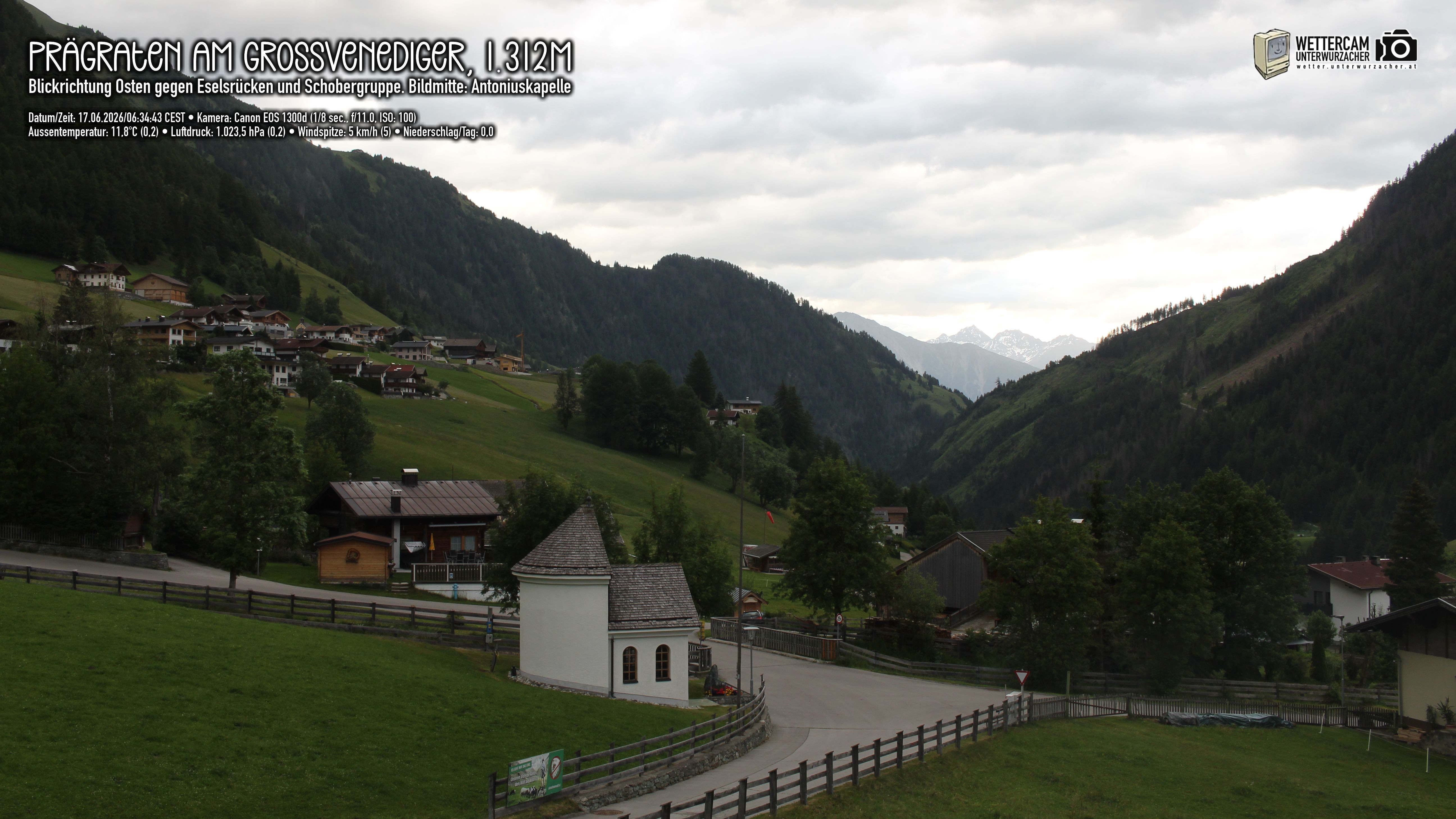Archiv Foto Webcam Prägraten in Osttirol