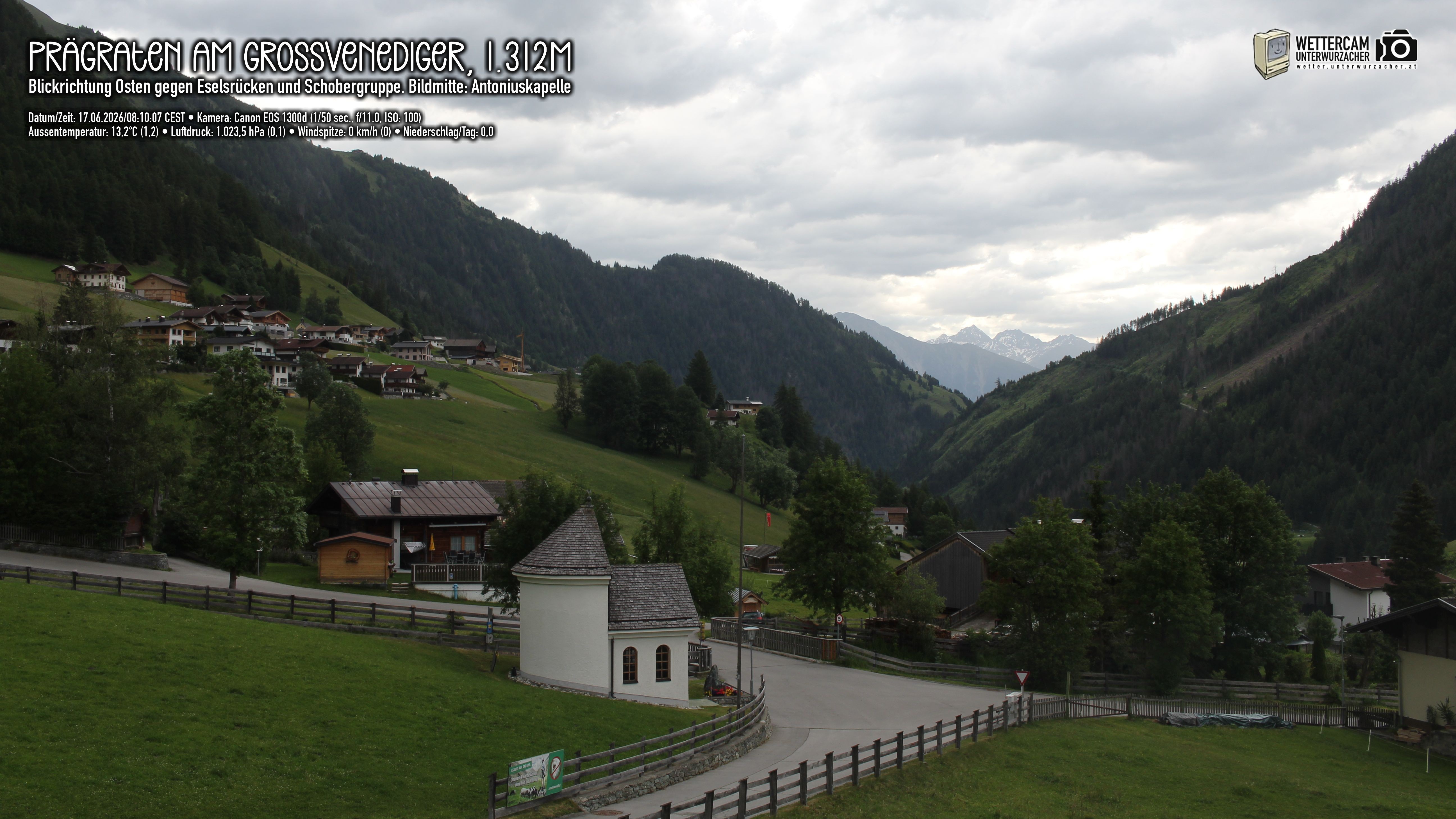 Archiv Foto Webcam Prägraten in Osttirol
