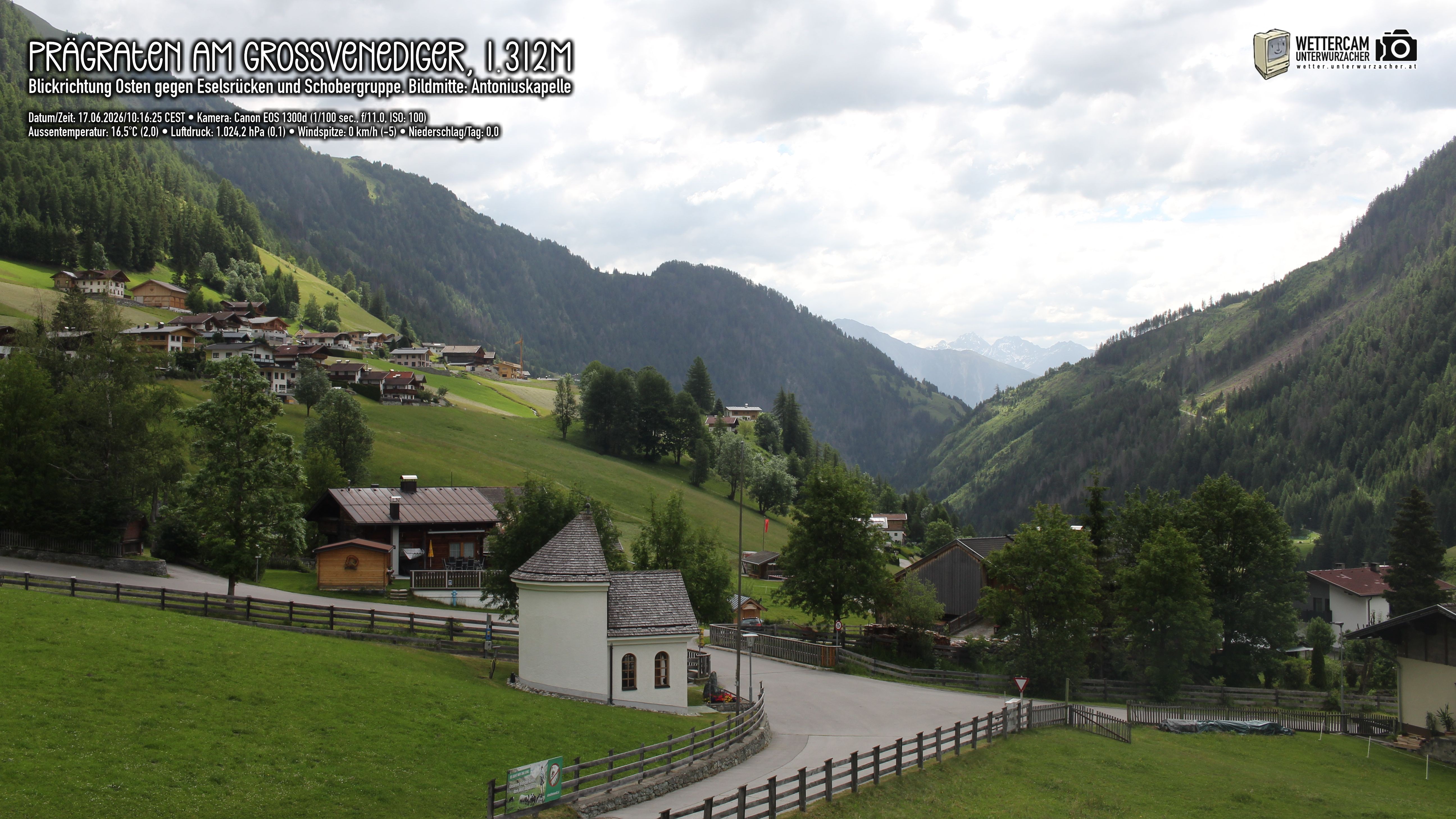 Archiv Foto Webcam Prägraten in Osttirol