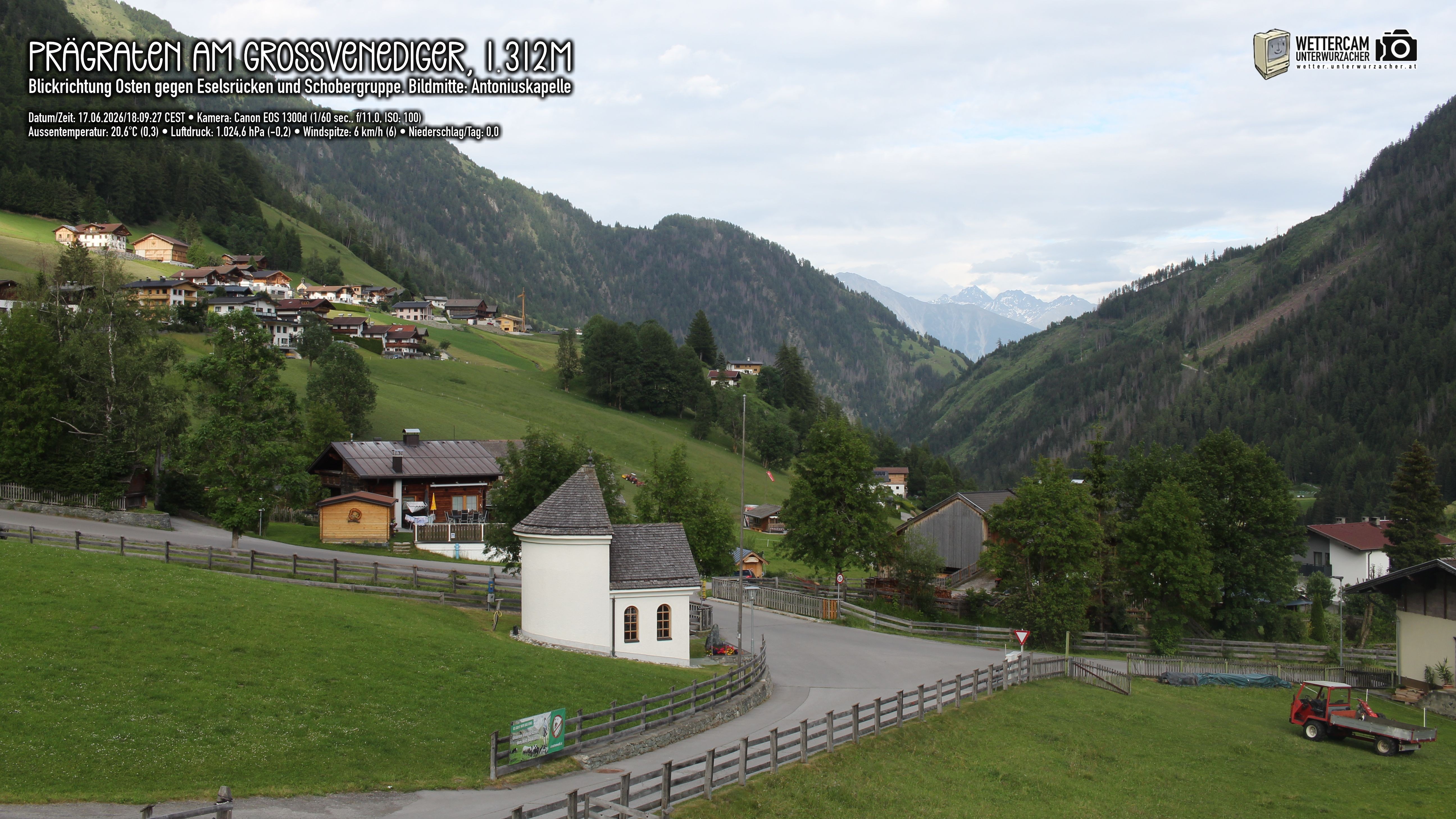 Archiv Foto Webcam Prägraten in Osttirol