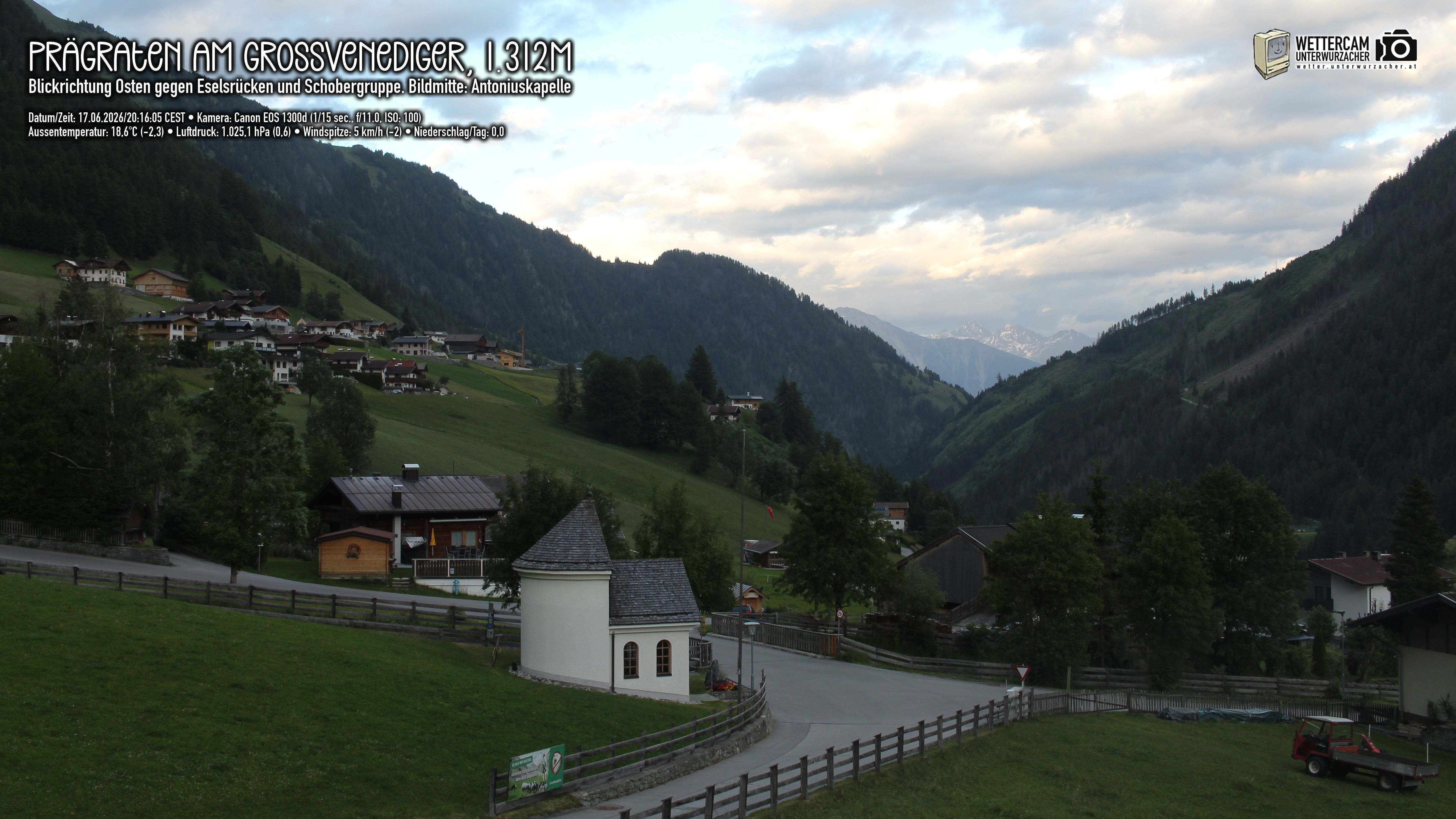 Archiv Foto Webcam Prägraten in Osttirol