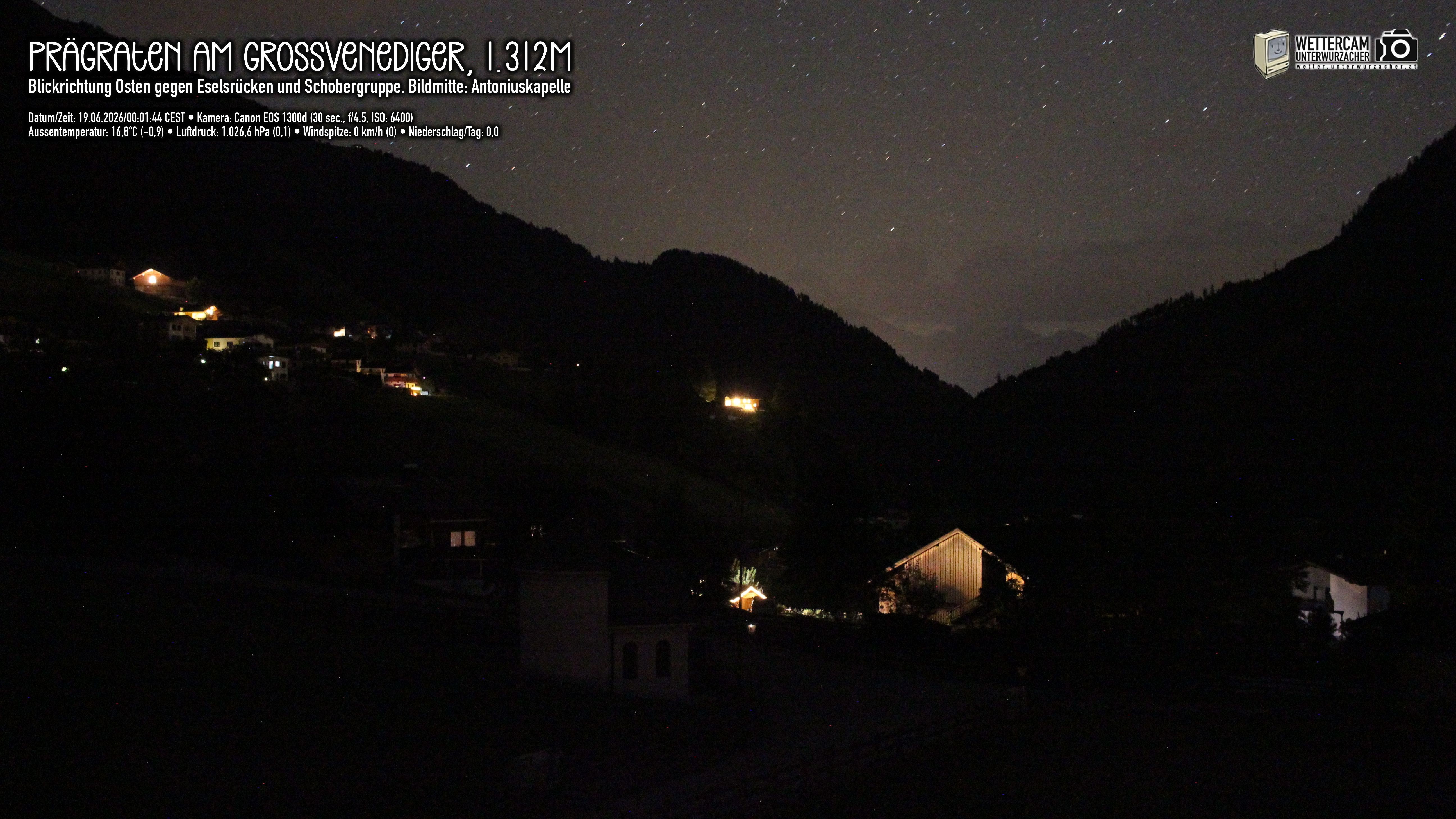 Archiv Foto Webcam Prägraten in Osttirol