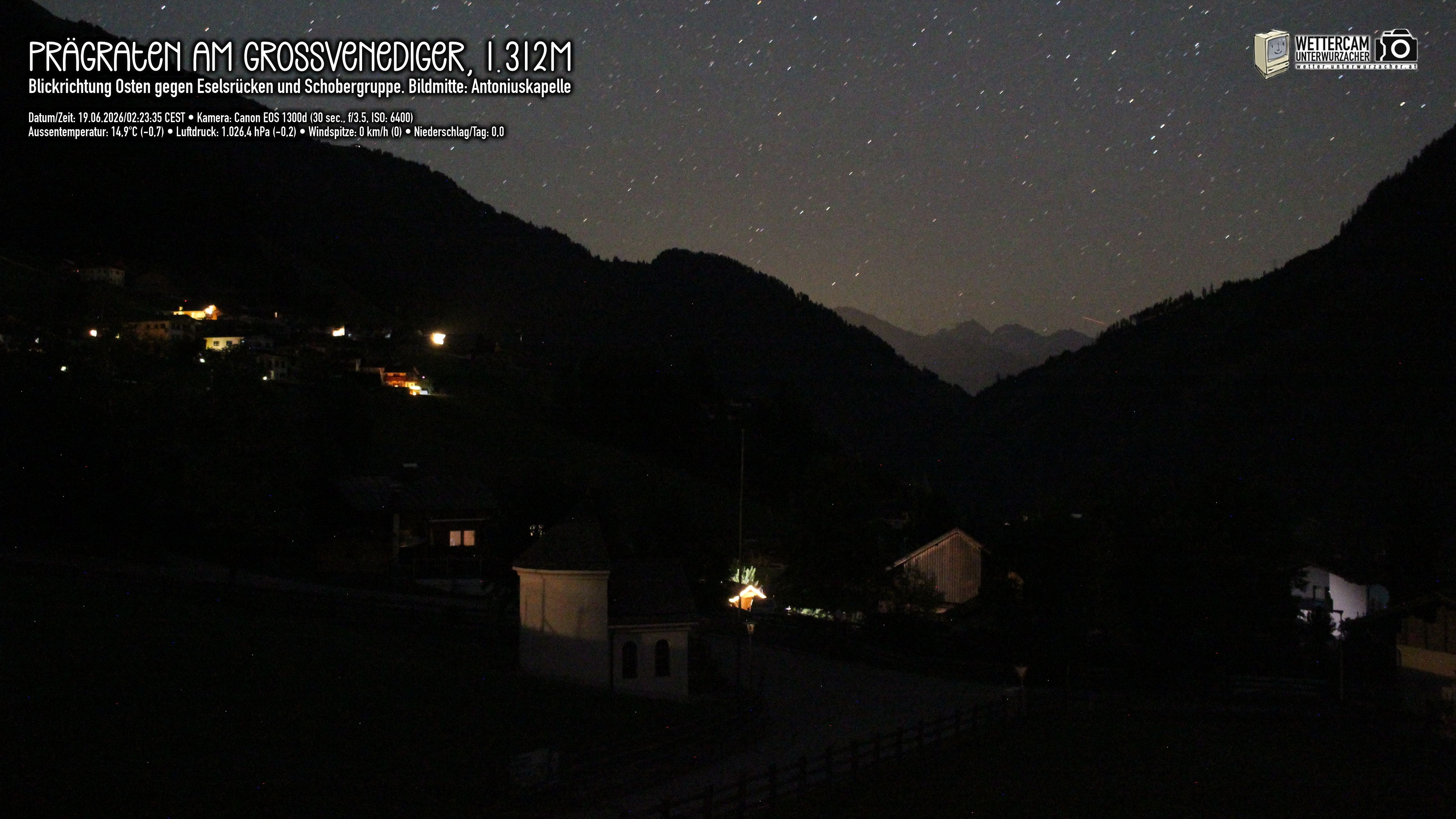 Archiv Foto Webcam Prägraten in Osttirol