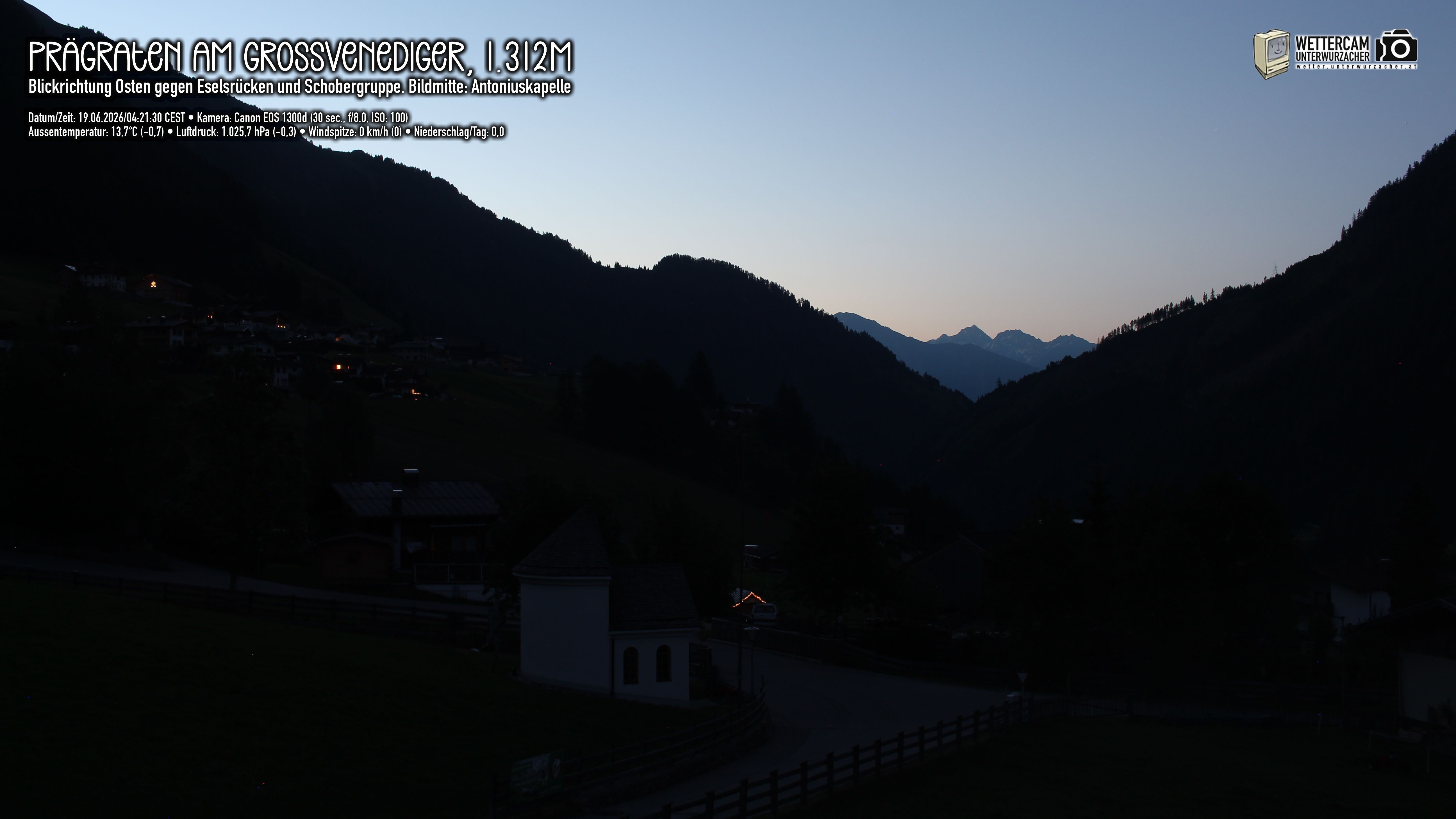 Archiv Foto Webcam Prägraten in Osttirol