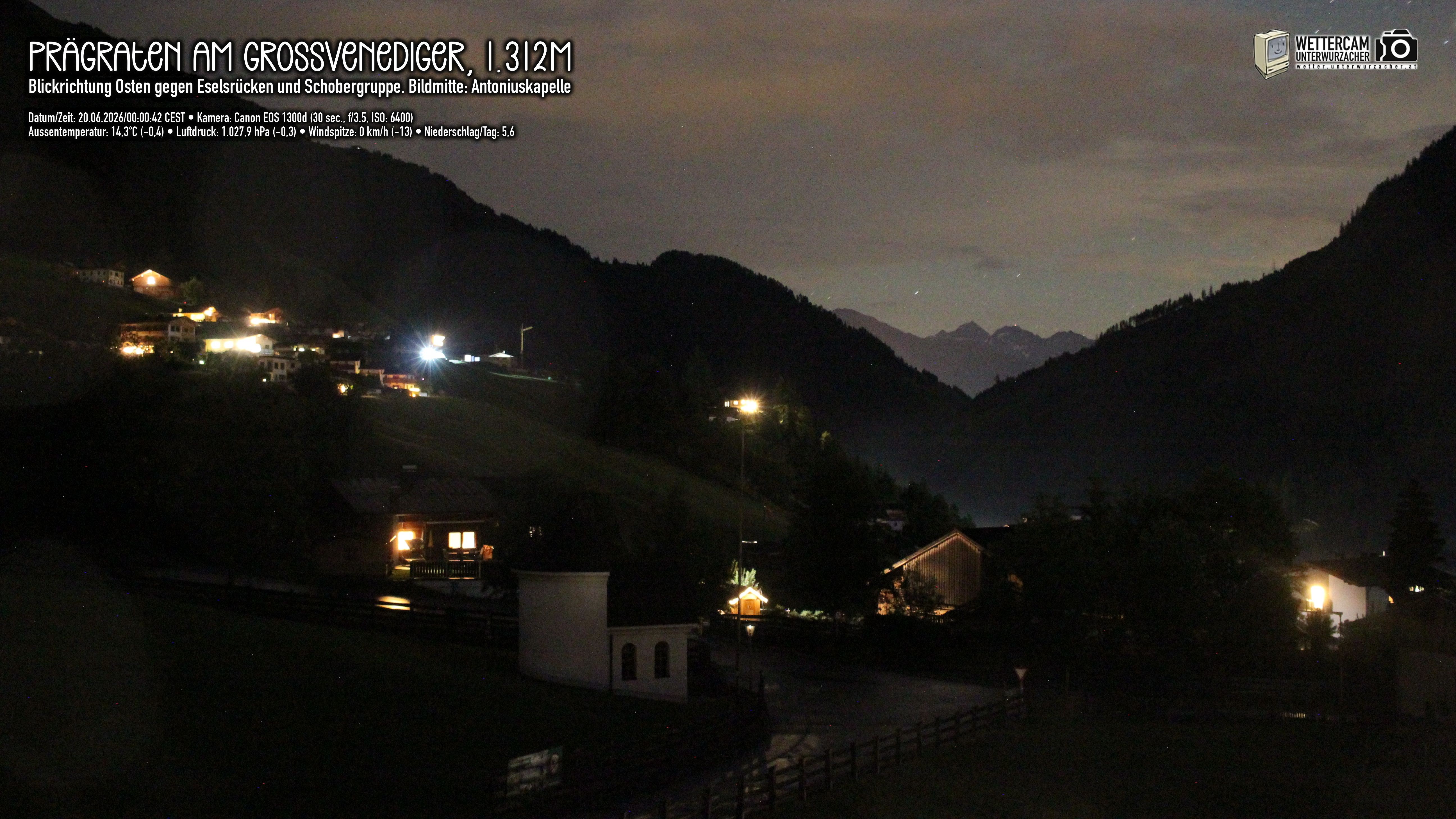 Archived image Webcam Prägraten, East Tyrol