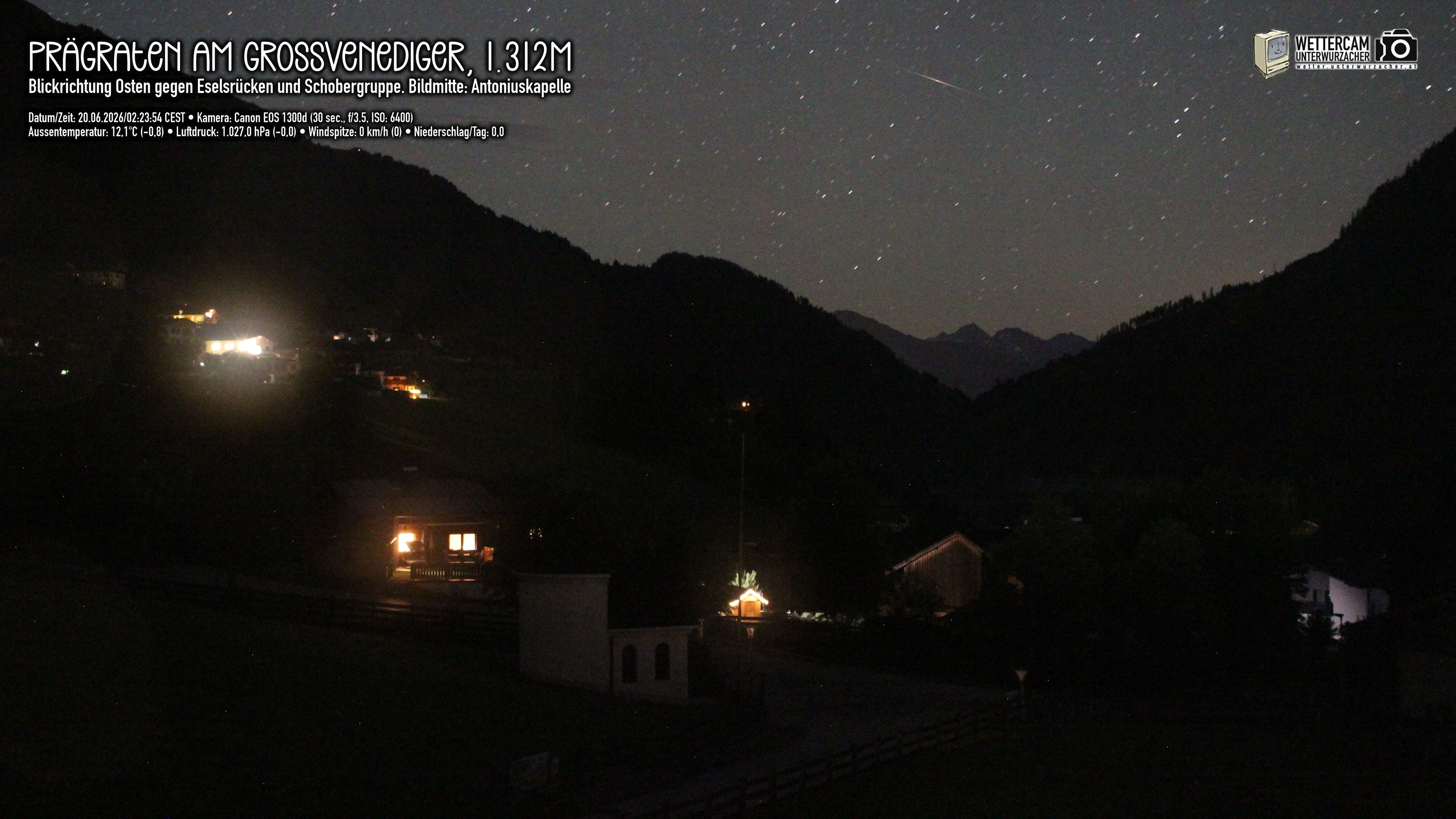 Archived image Webcam Prägraten, East Tyrol