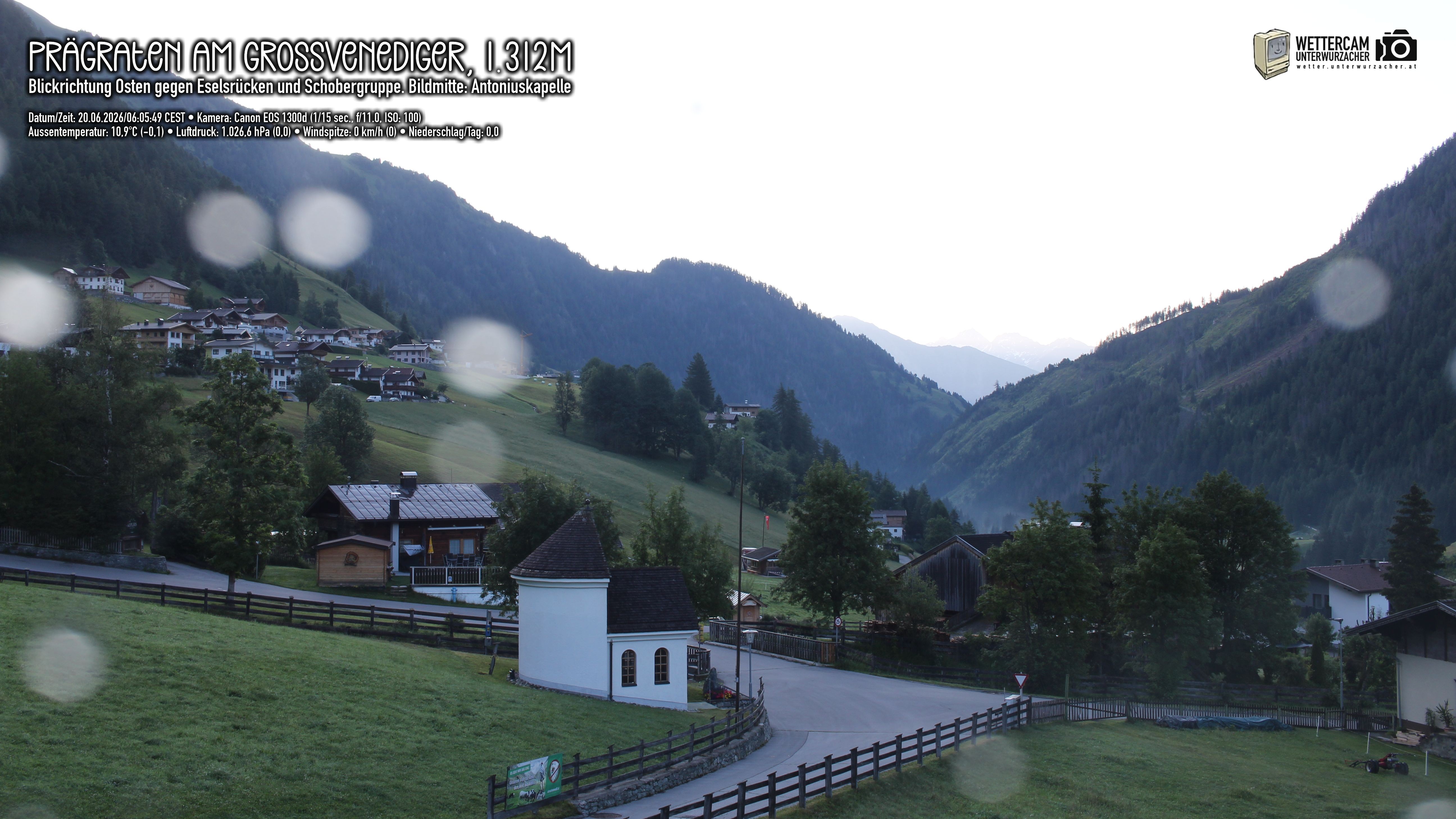 Archived image Webcam Prägraten, East Tyrol