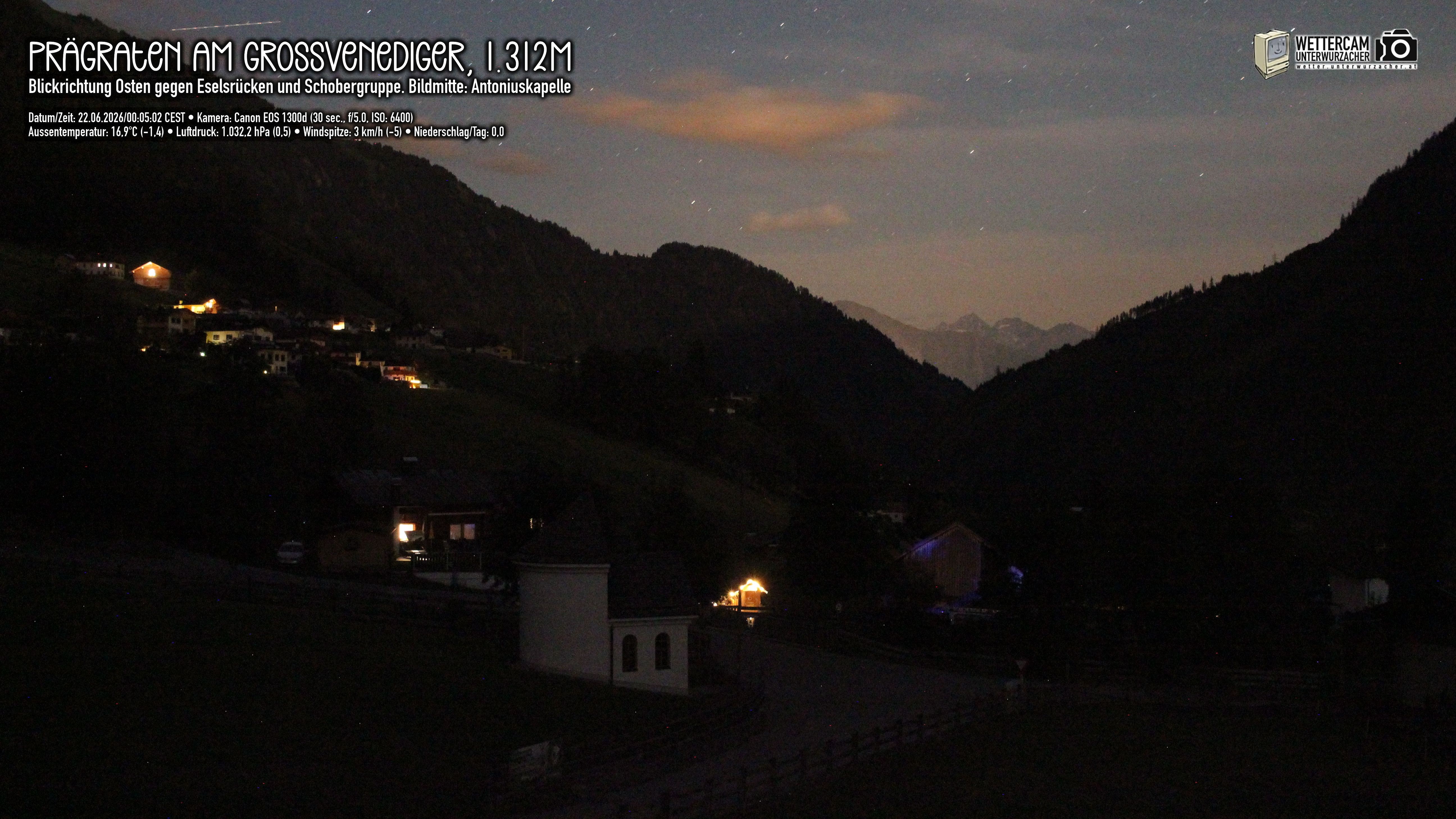 Archived image Webcam Prägraten, East Tyrol