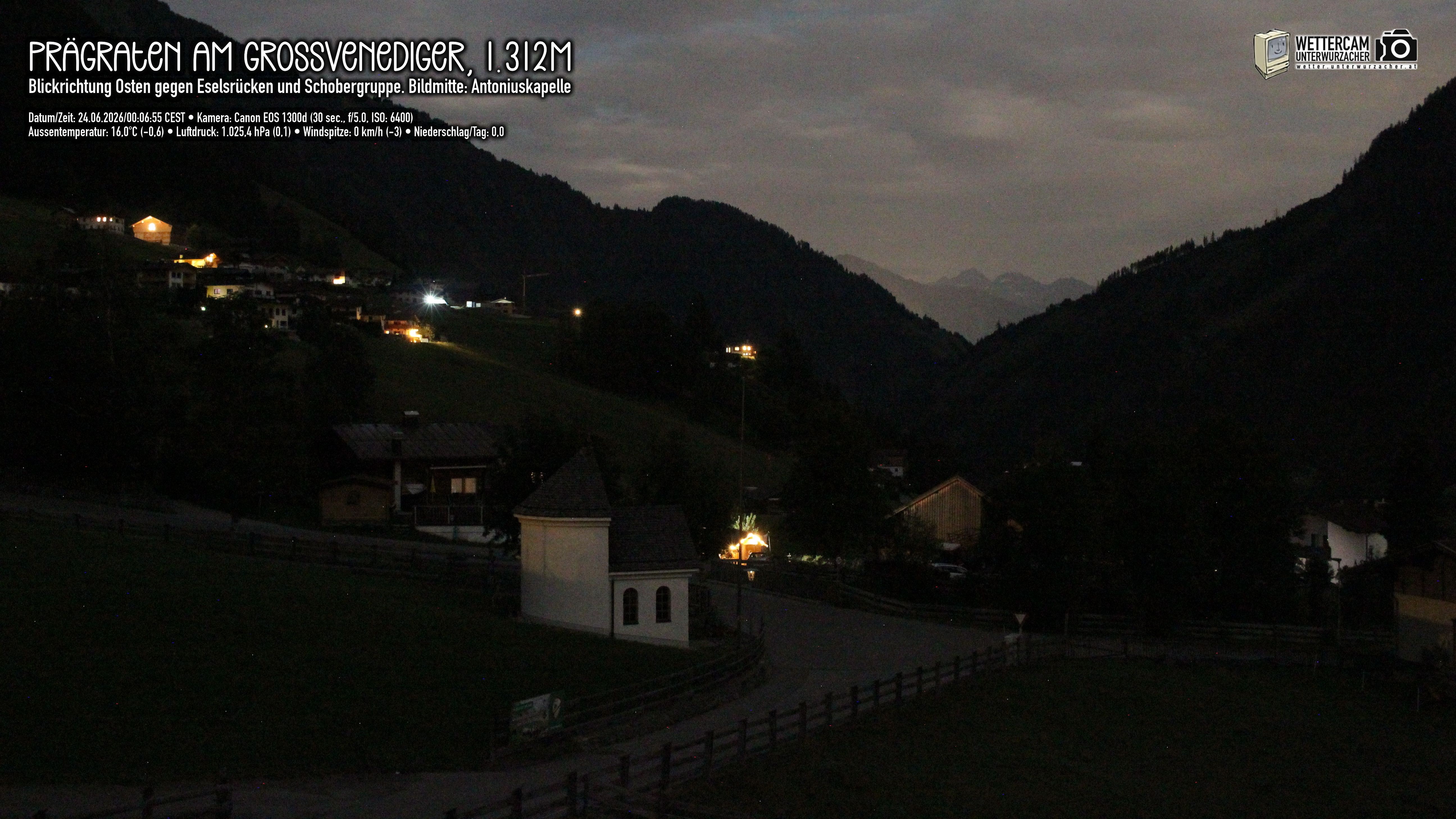Archiv Foto Webcam Prägraten in Osttirol