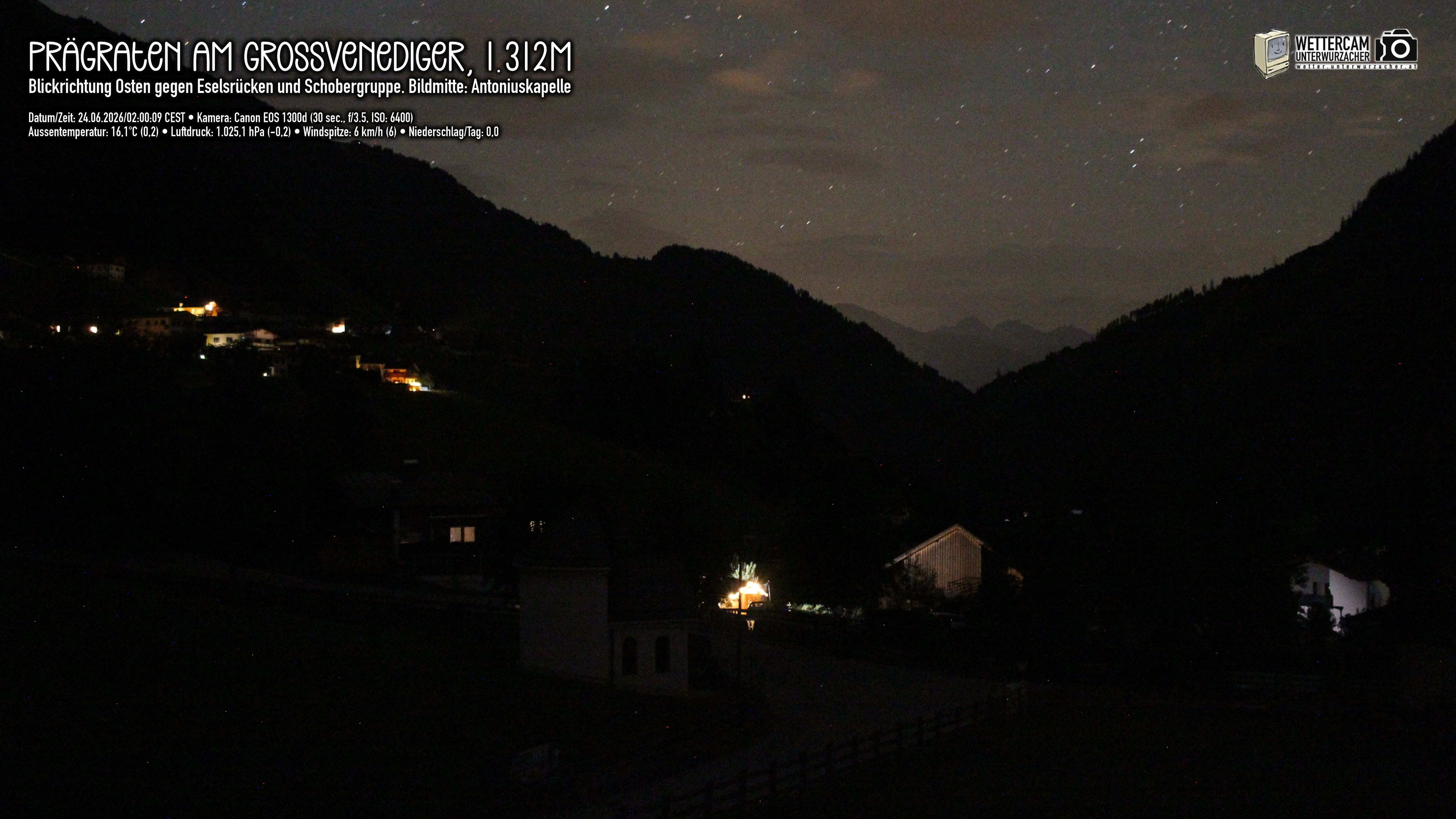 Archiv Foto Webcam Prägraten in Osttirol