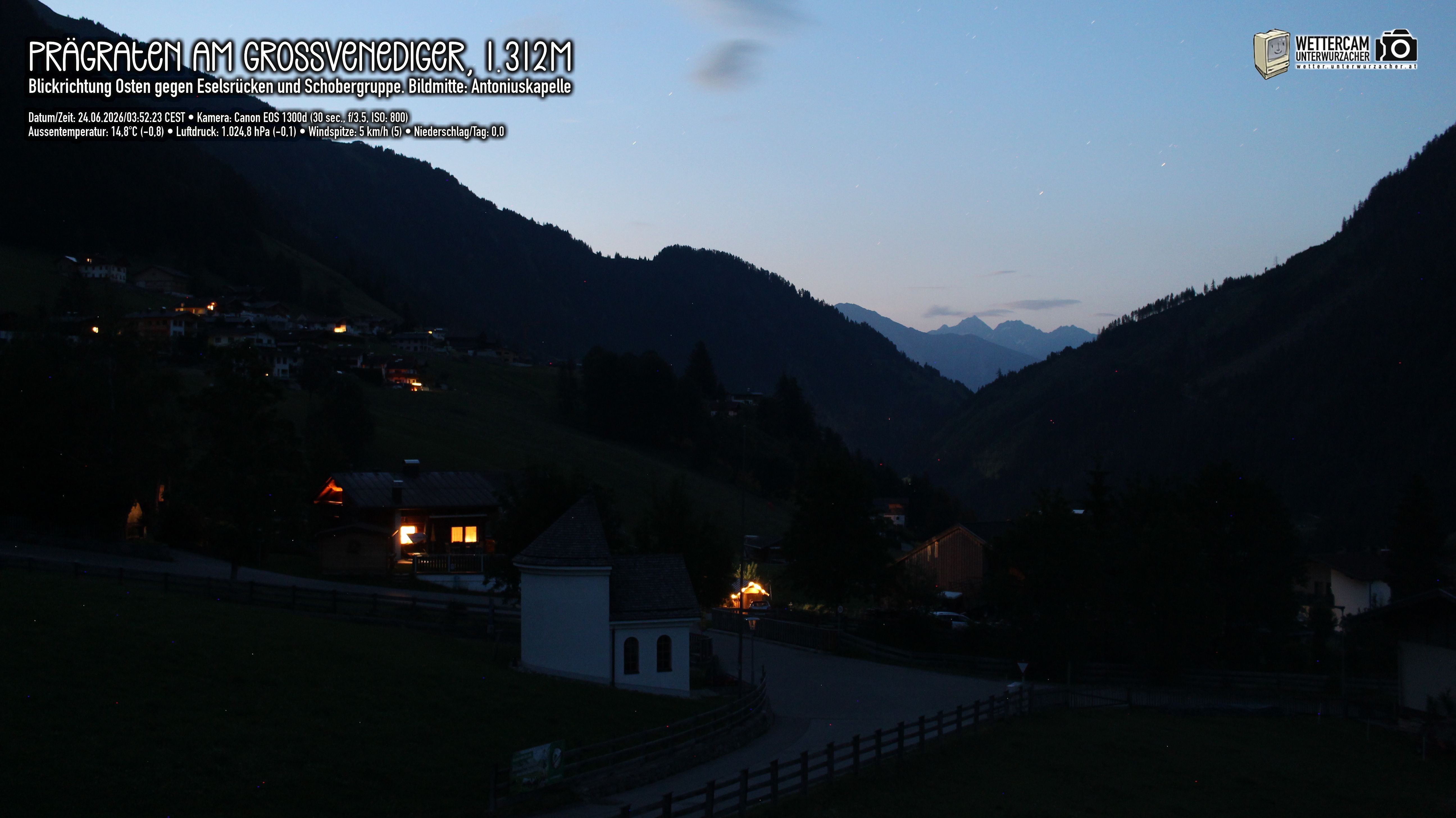 Archiv Foto Webcam Prägraten in Osttirol
