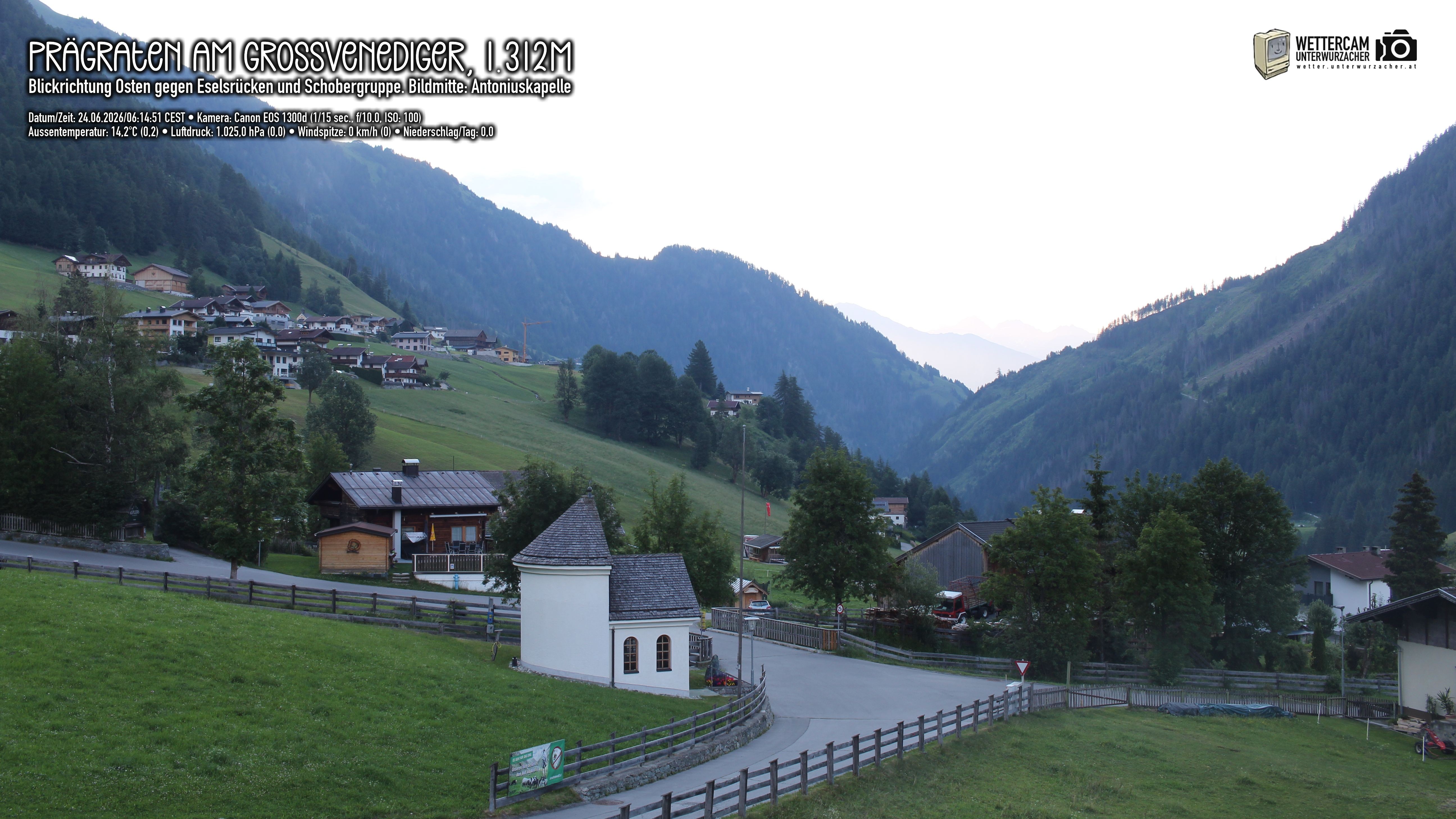 Archiv Foto Webcam Prägraten in Osttirol