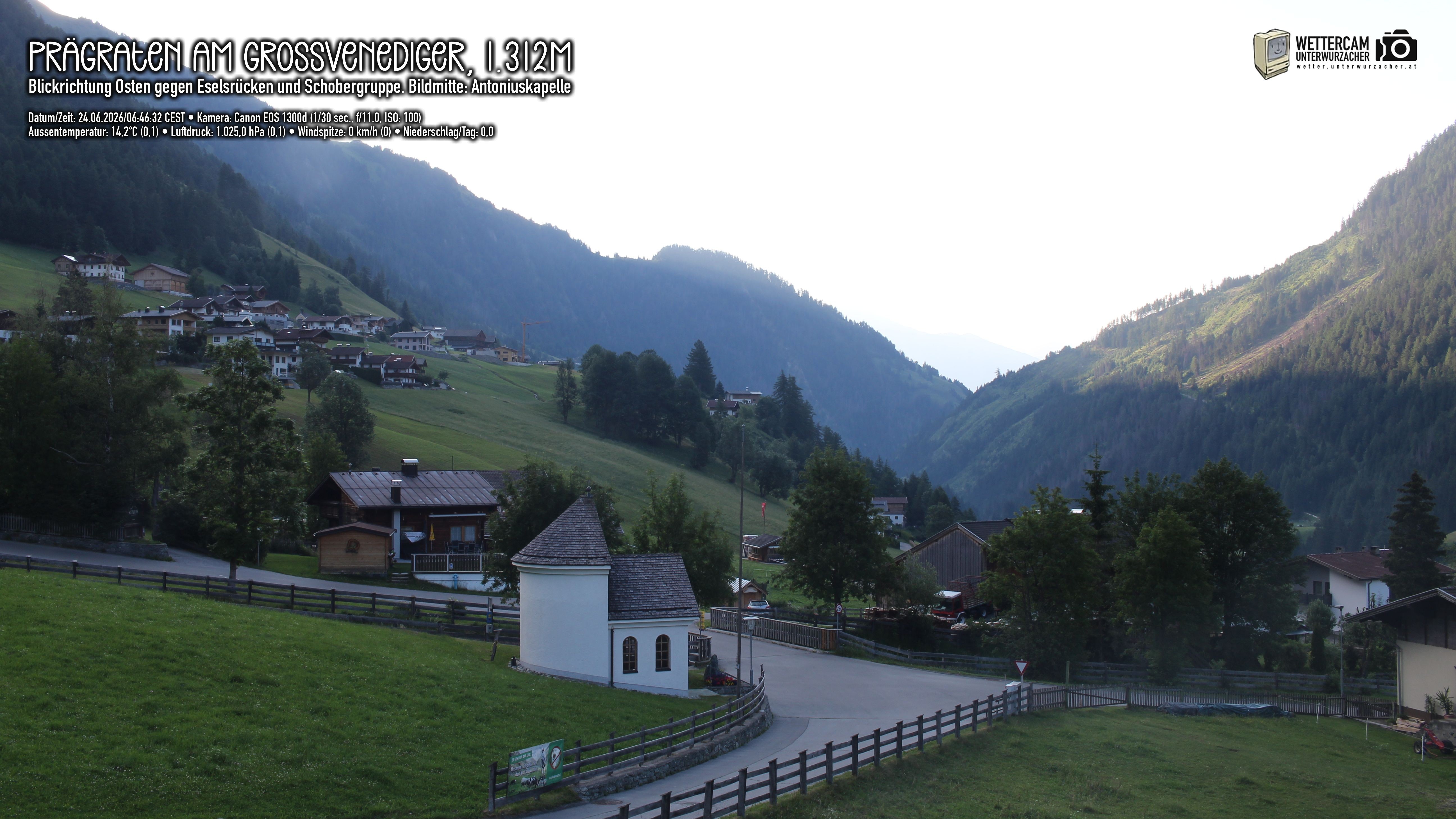 Archiv Foto Webcam Prägraten in Osttirol