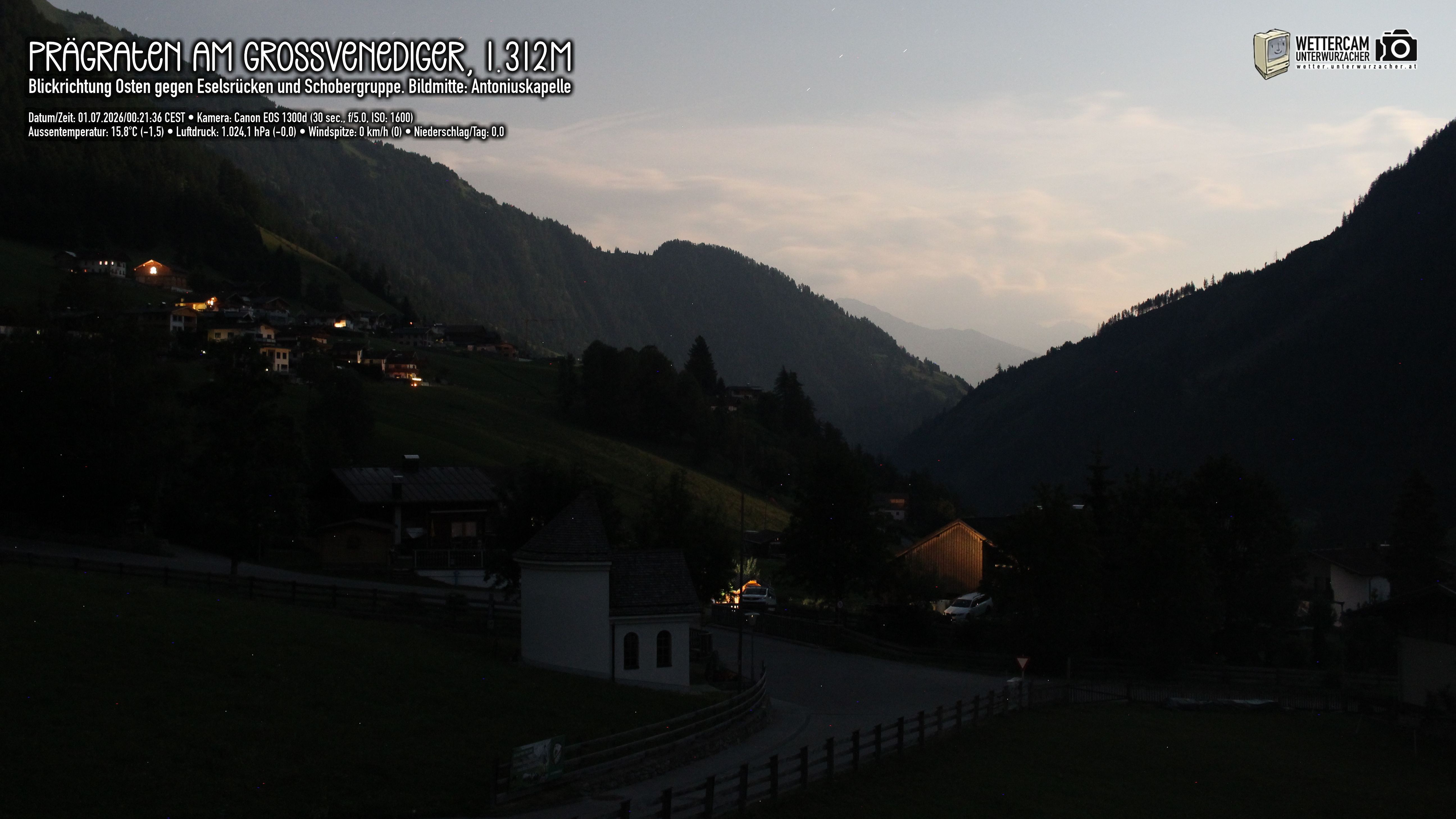 Archiv Foto Webcam Prägraten in Osttirol