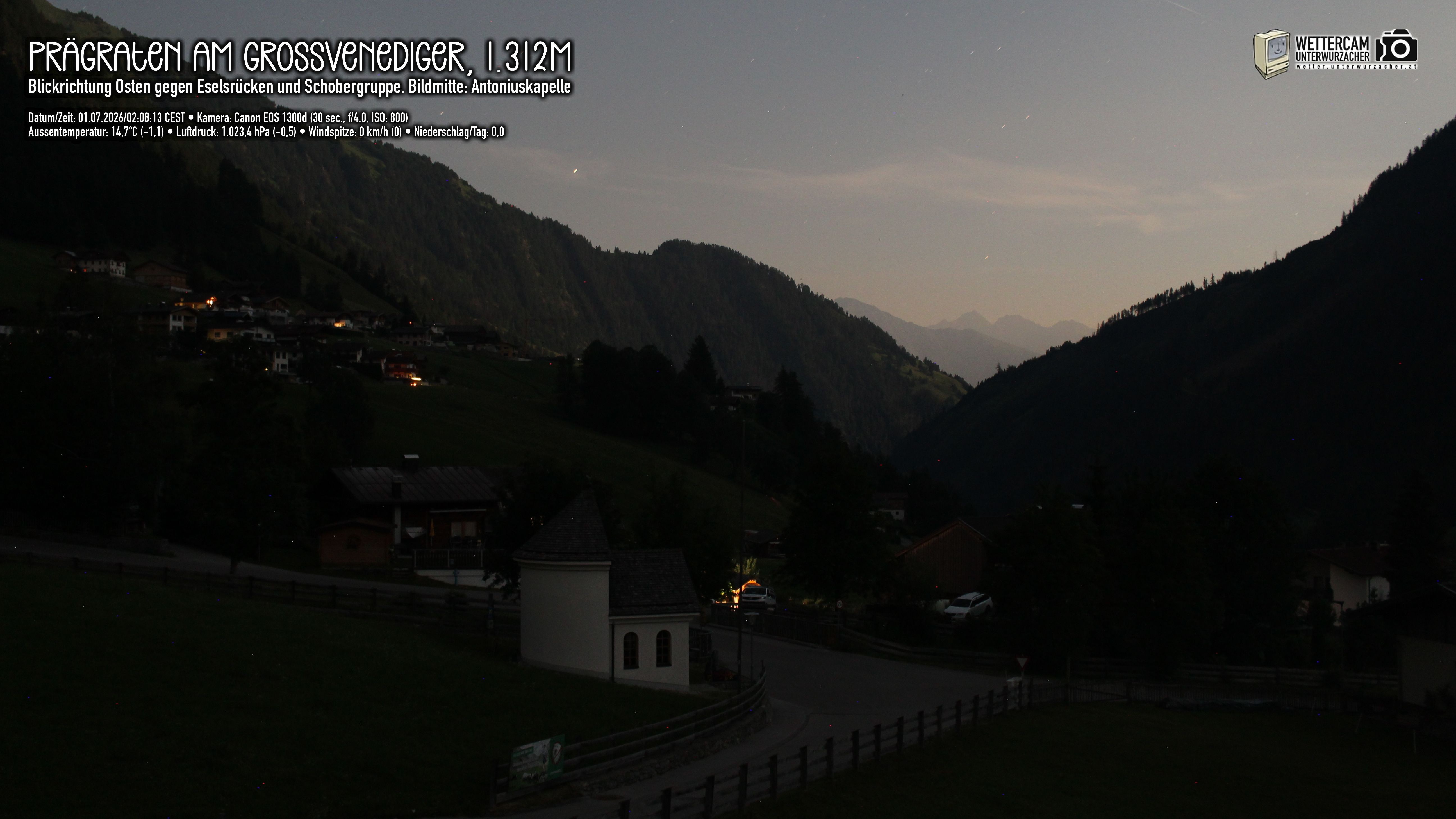 Archiv Foto Webcam Prägraten in Osttirol