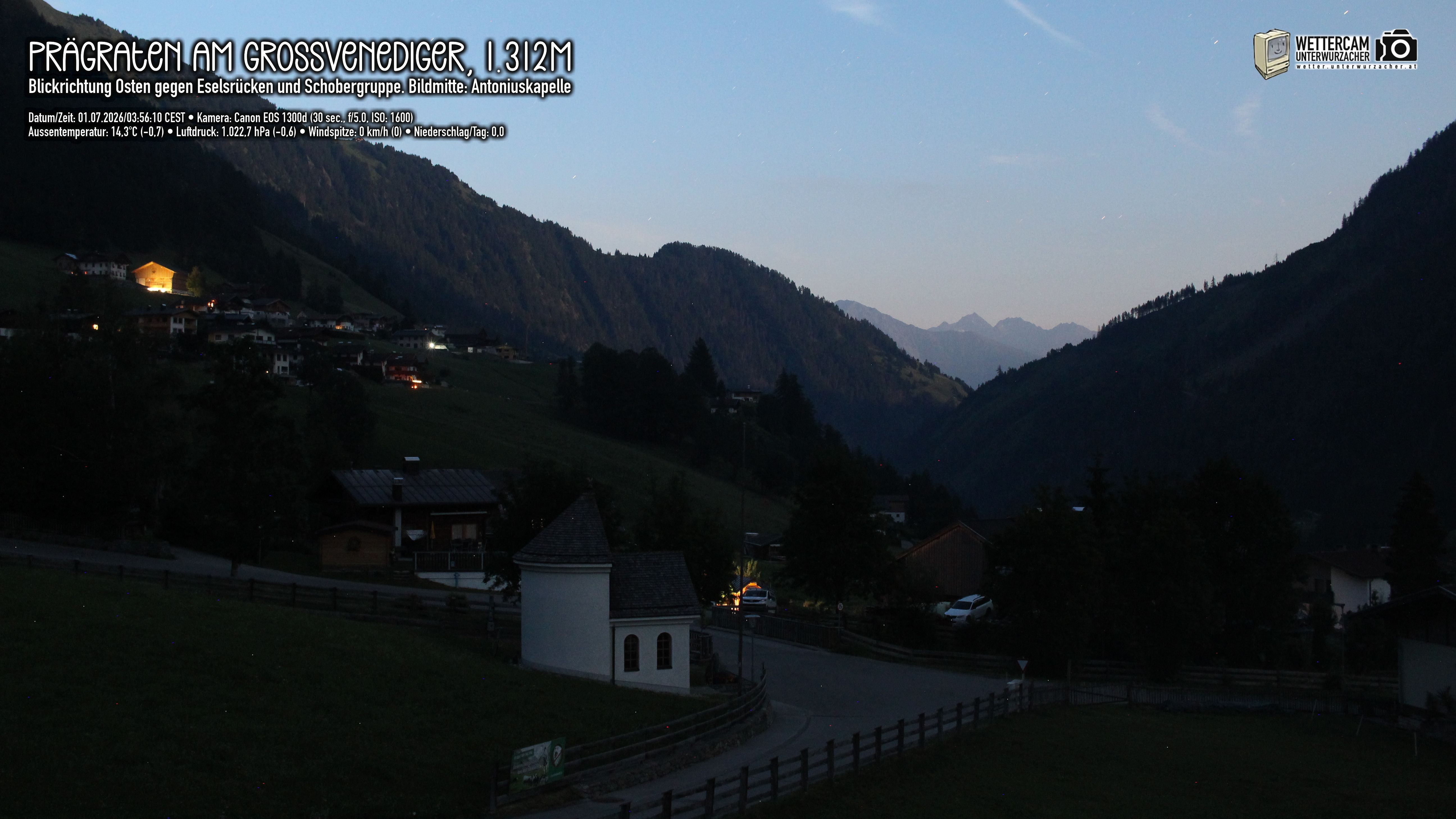 Archiv Foto Webcam Prägraten in Osttirol