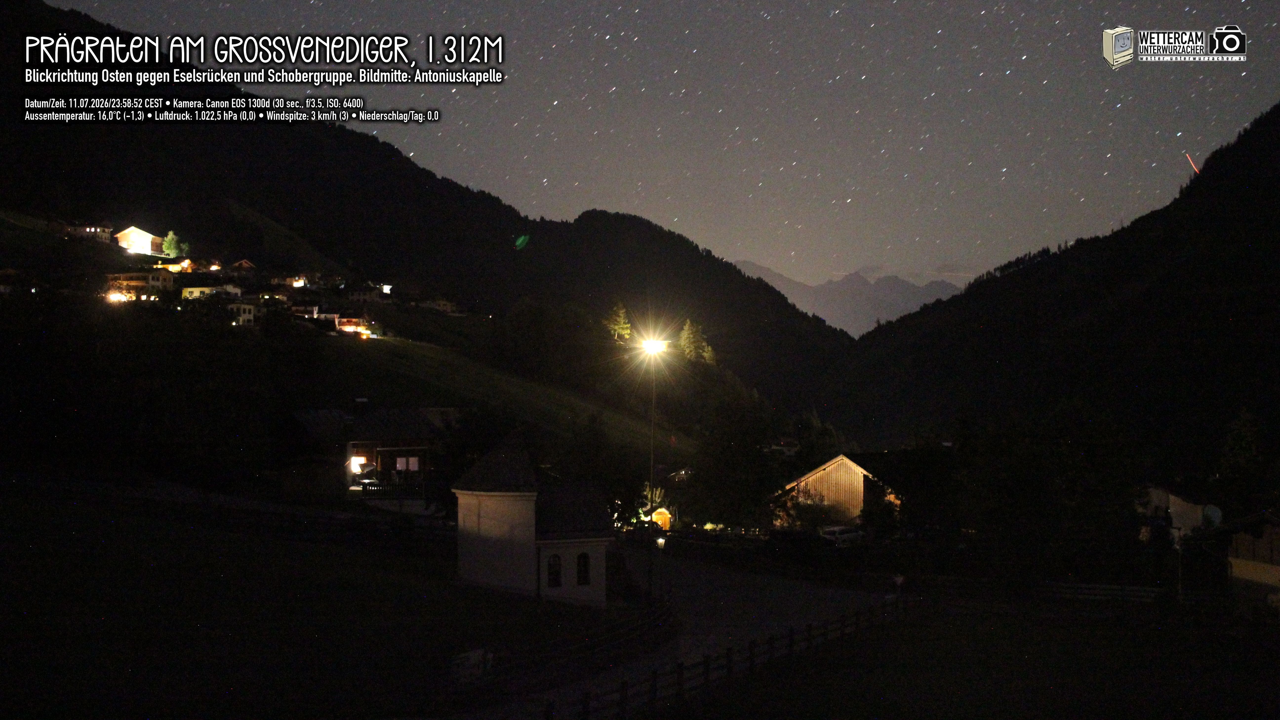 Archiv Foto Webcam Prägraten in Osttirol