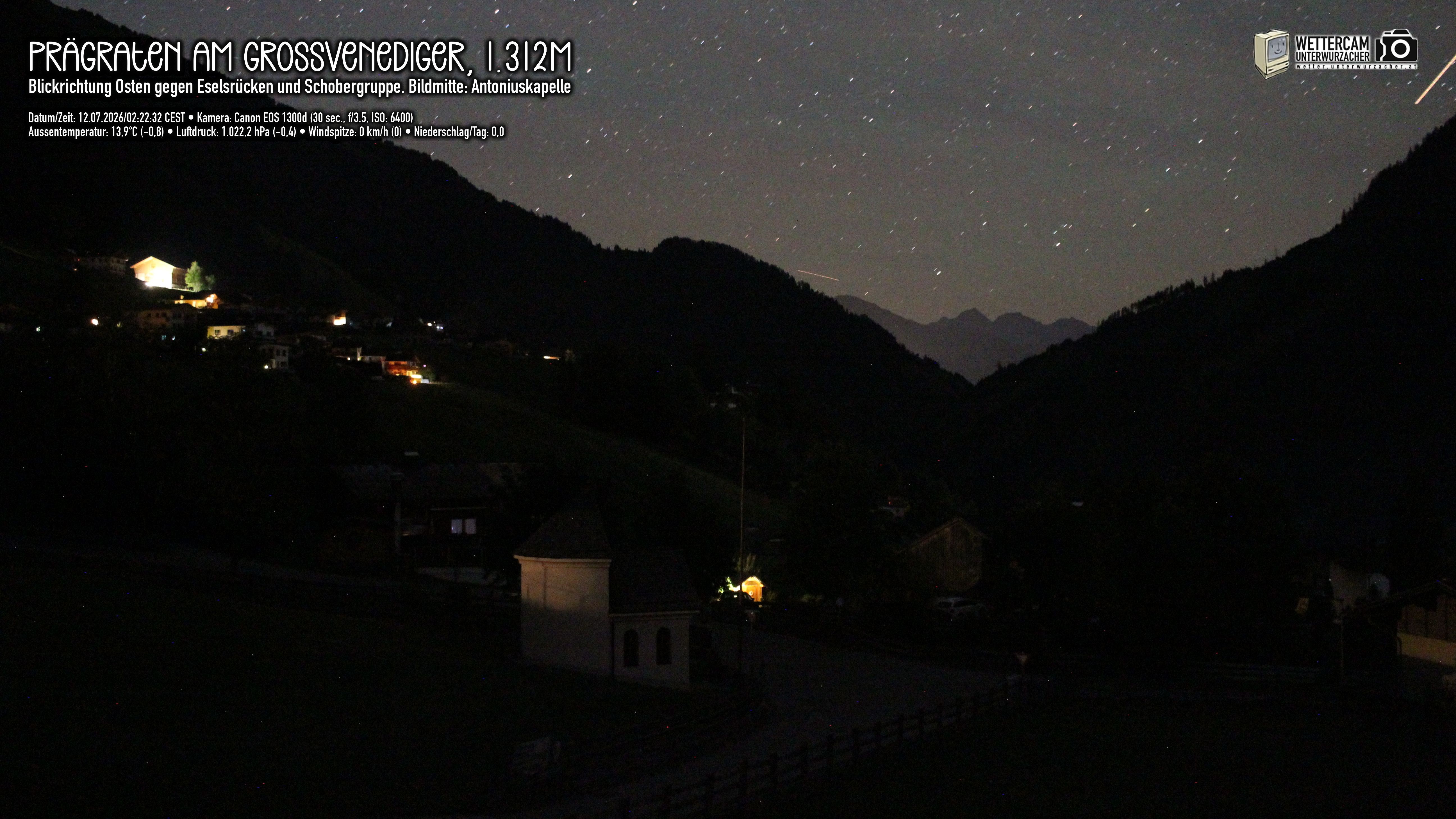 Archiv Foto Webcam Prägraten in Osttirol