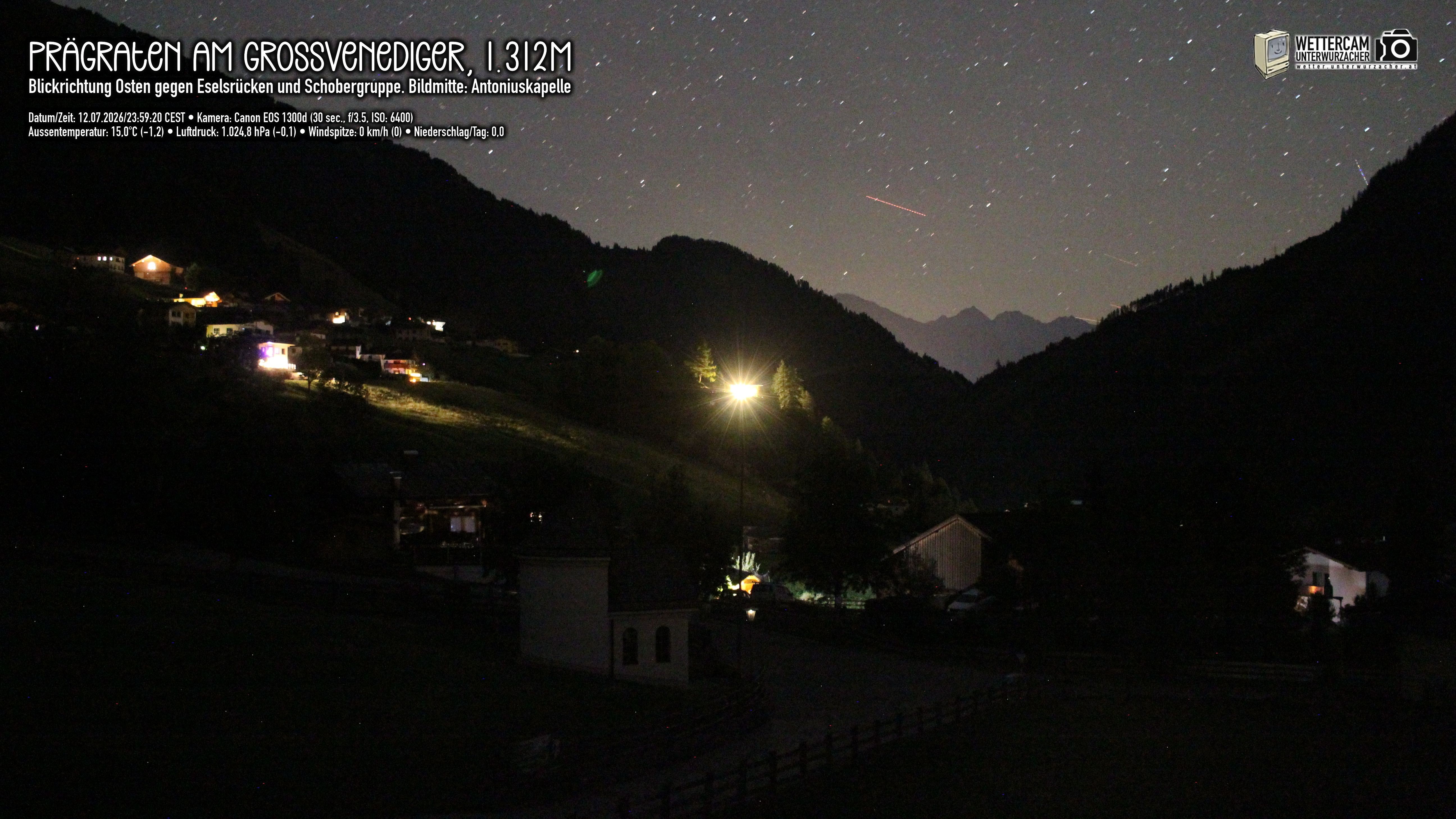Archiv Foto Webcam Prägraten in Osttirol
